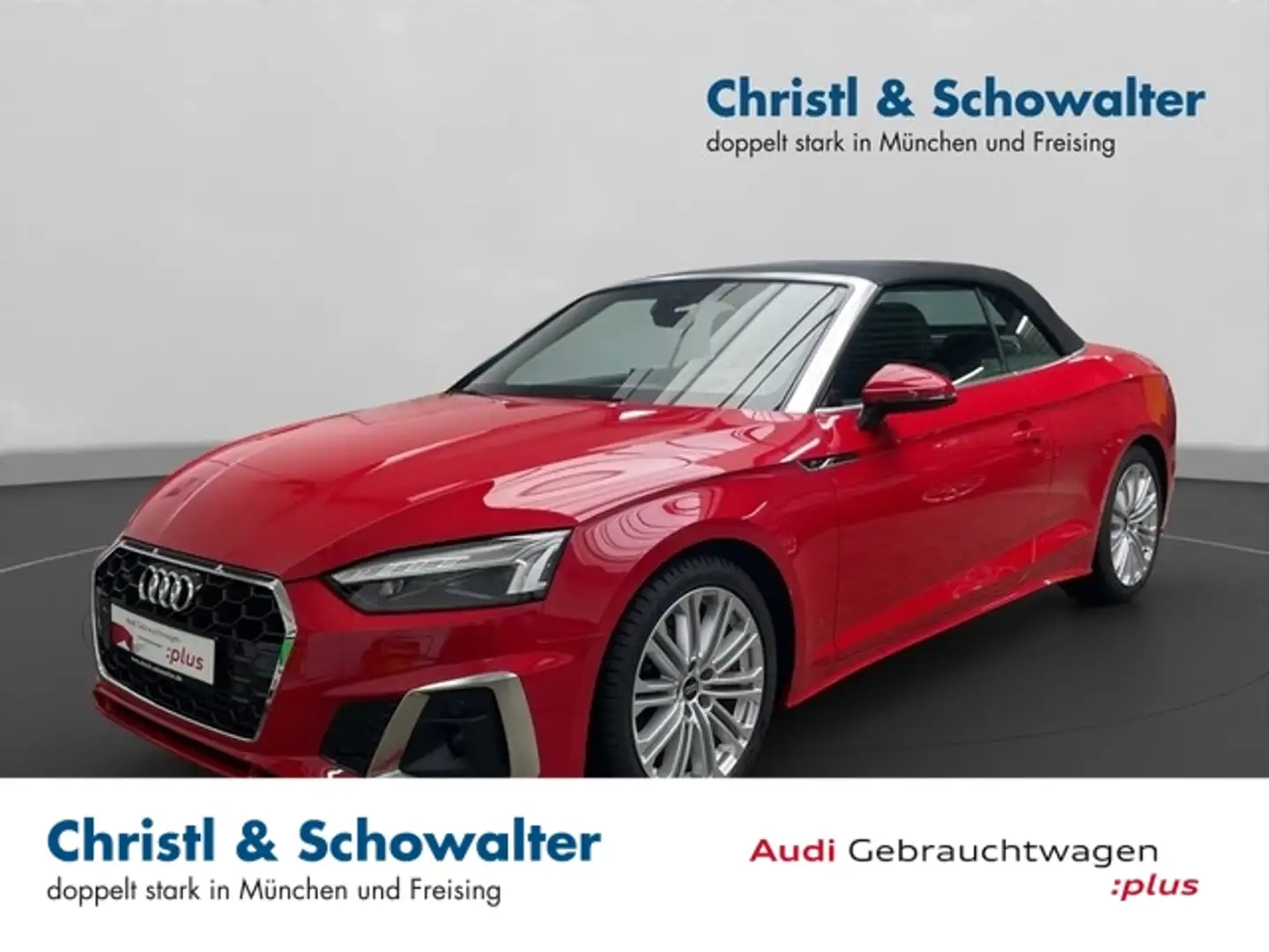 Audi A5 Cabrio 45TFSI quat S line B&O AHK HUD RFK LED Rot - 1