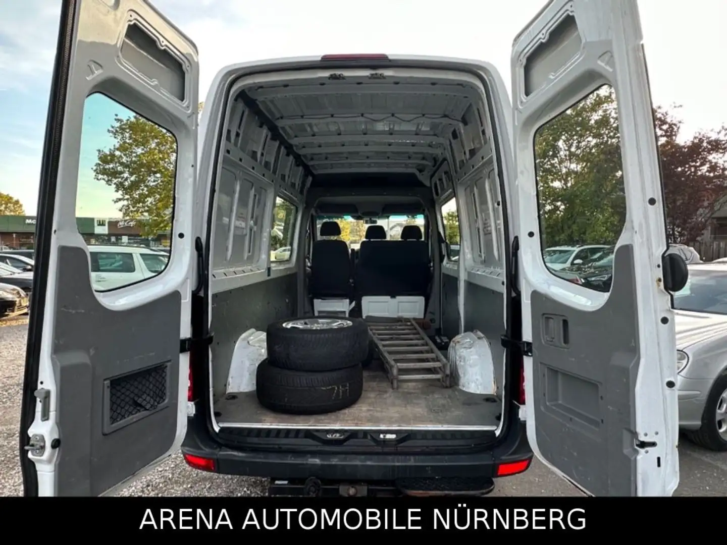 Mercedes-Benz Sprinter II Kasten 313 CDI Mixto*Klima*Ahk*Euro5 Blanc - 2