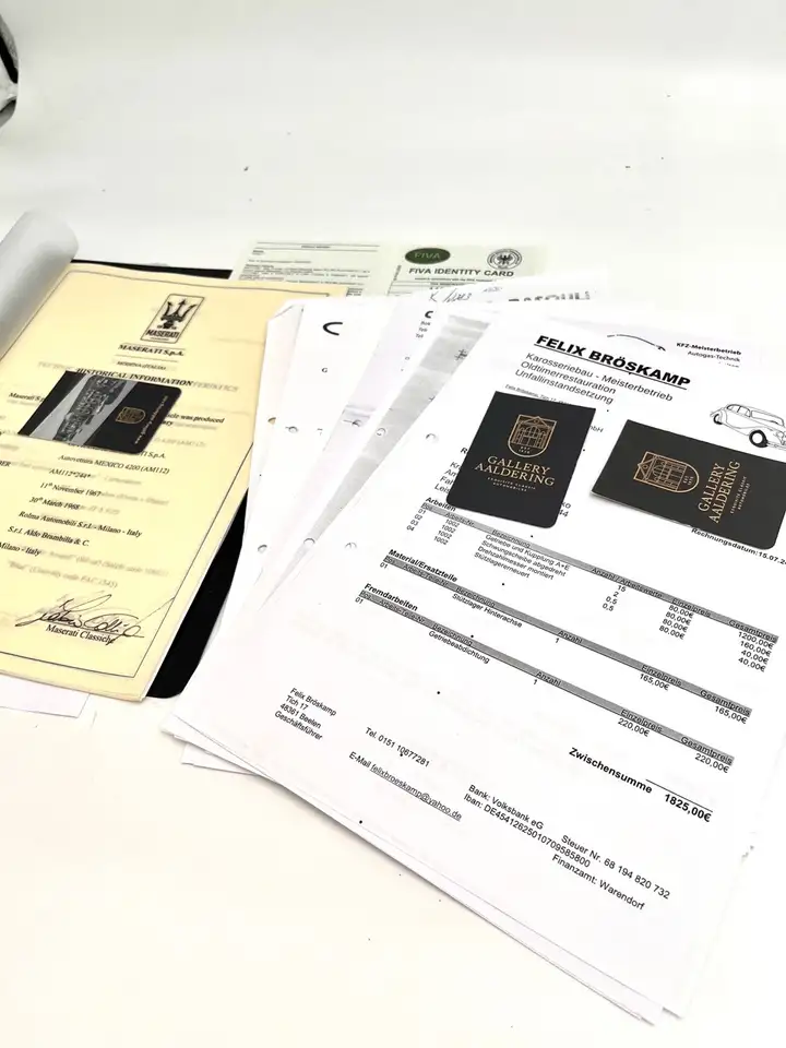Maserati 4200 Mexico "Classiche Certification of Authenticity" M, foto 7