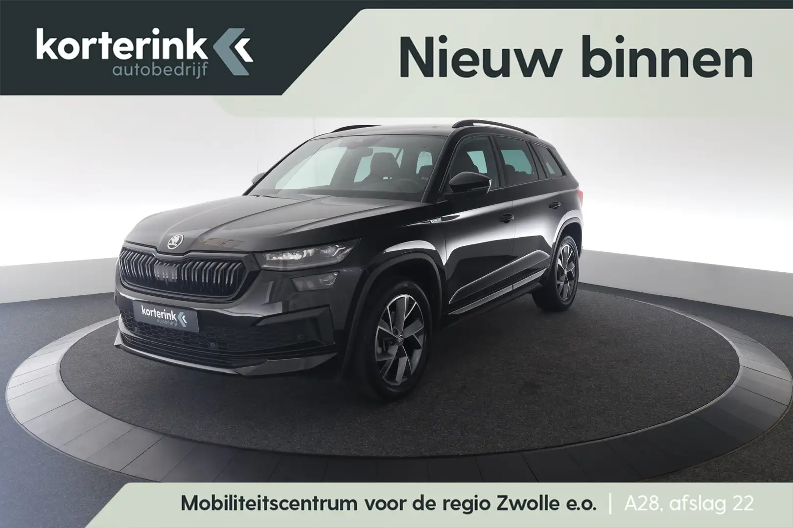 Skoda Kodiaq 1.5 TSI Sportline Business 7p. | Trekhaak Zwart - 1