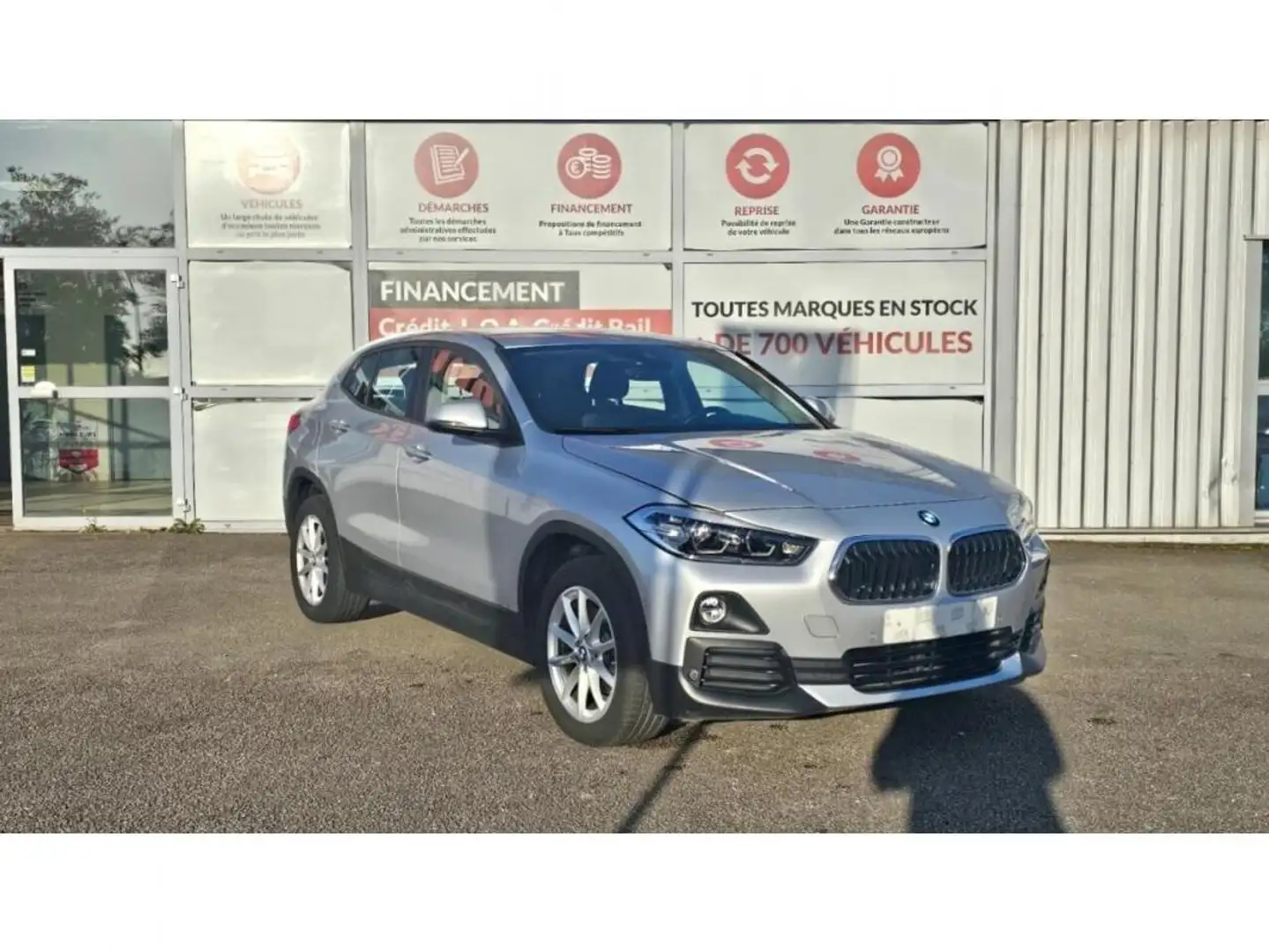 BMW X2 Advantage sDrive 16dA BVA + Hayon électrique + Antibrouillard AV + Sieges chauffants Grijs - 1