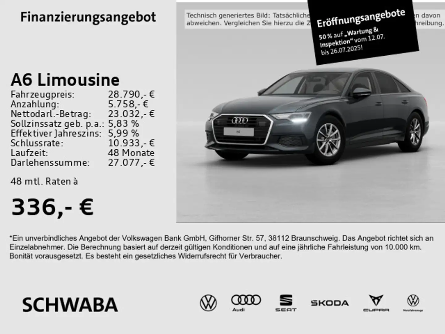 Audi A6 35 TDI S tronic *ACC*AHK*LED*8-fach Сірий - 1
