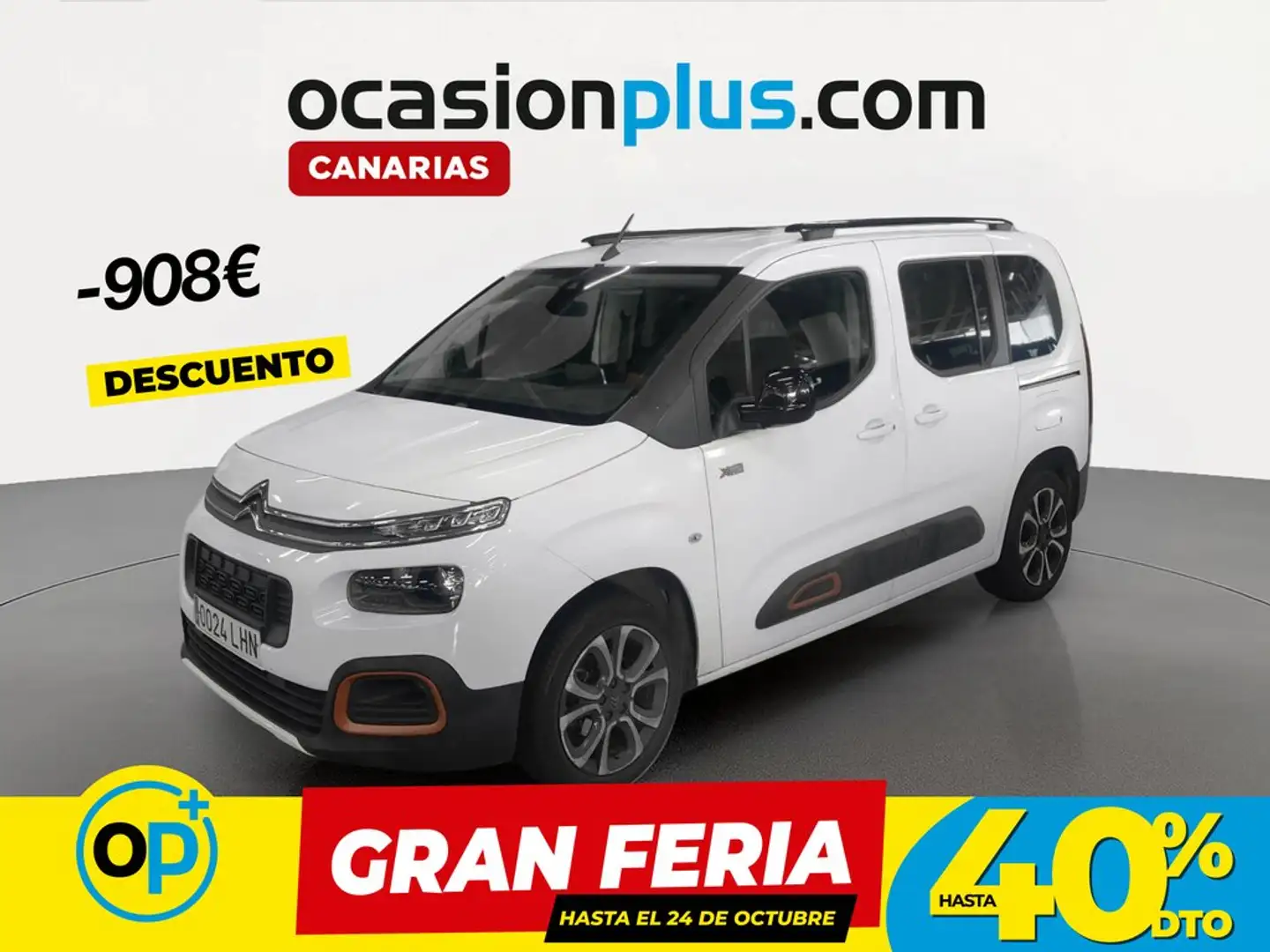 Citroen Berlingo BlueHDi S&S Talla M Shine 100 Blanco - 1