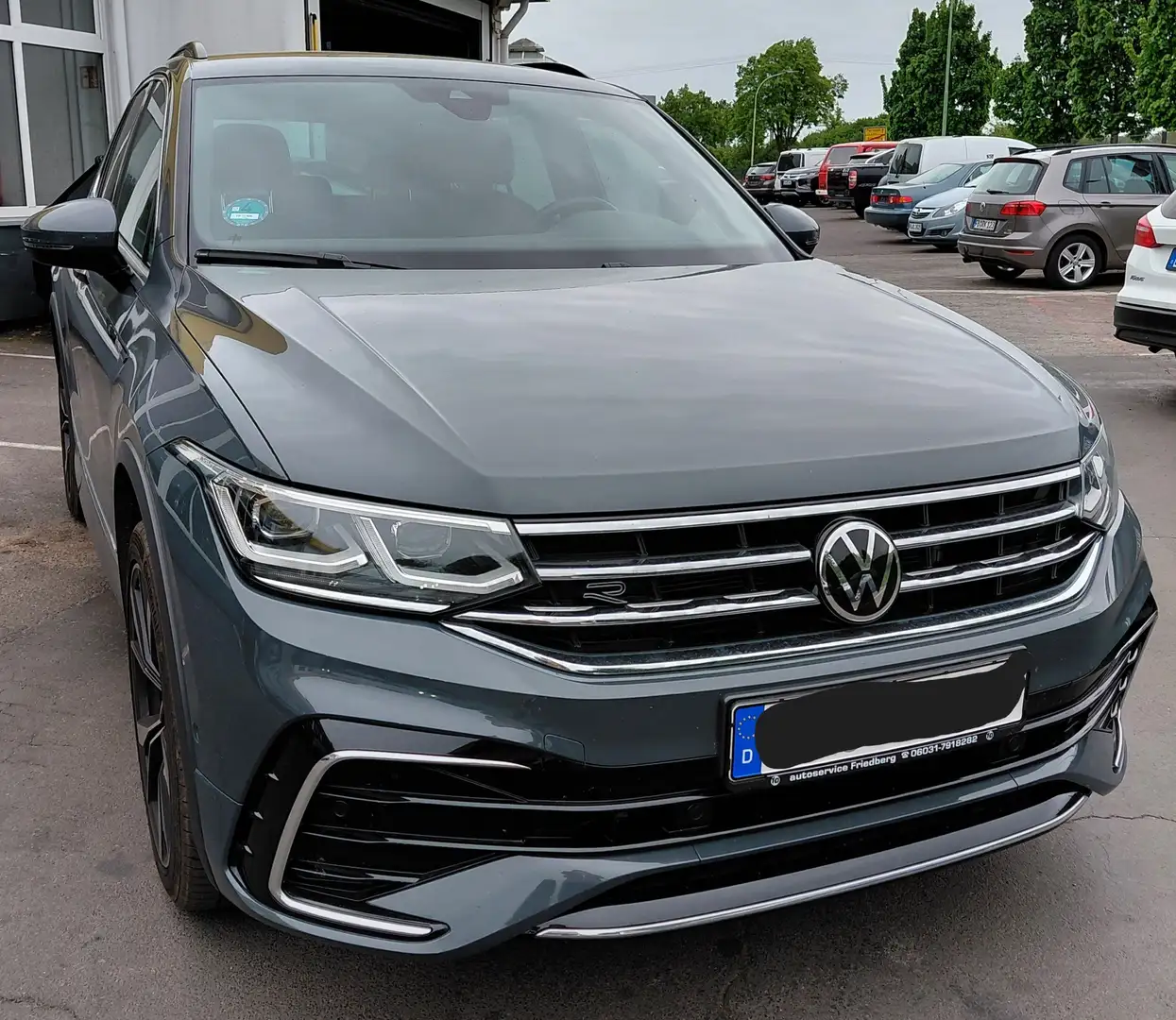 Volkswagen Tiguan R-Line 4Motion*NAVI*Allrad* Gris - 2