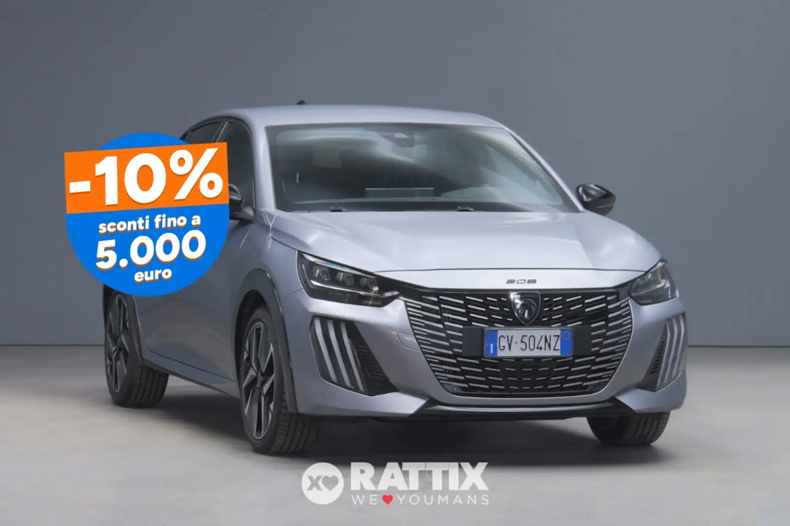 Peugeot 208 1.2 Puretech 100CV GT Gris - 1