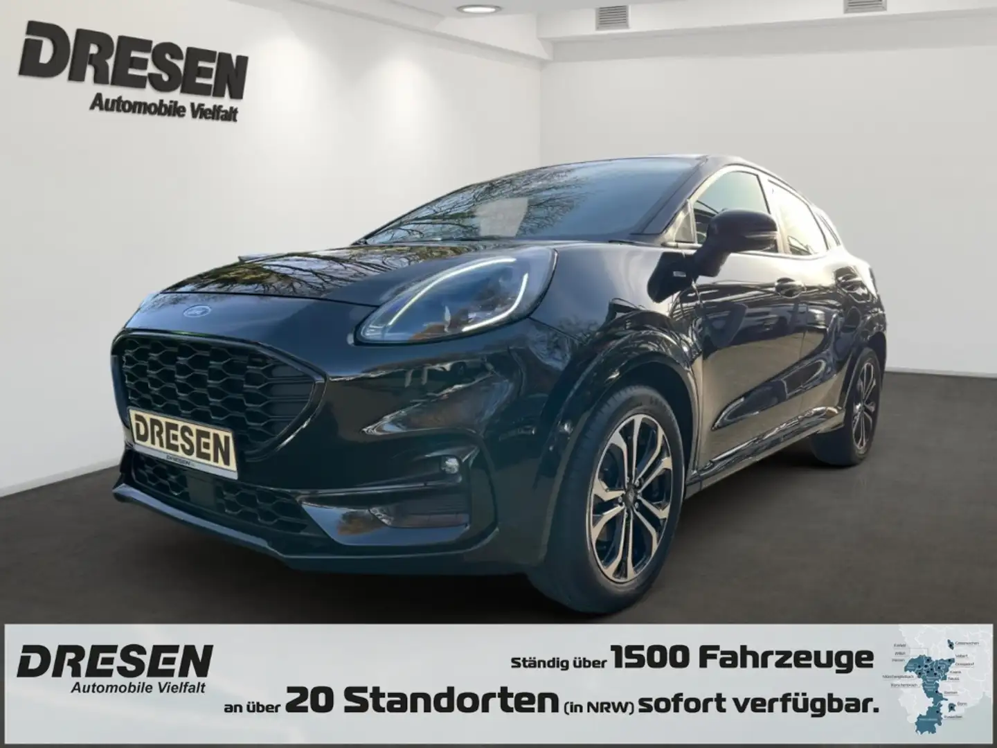 Ford Puma ST-Line 1.0 EcoBoost Navi*LED*SHZ*LenkradHZG*Digi Zwart - 1
