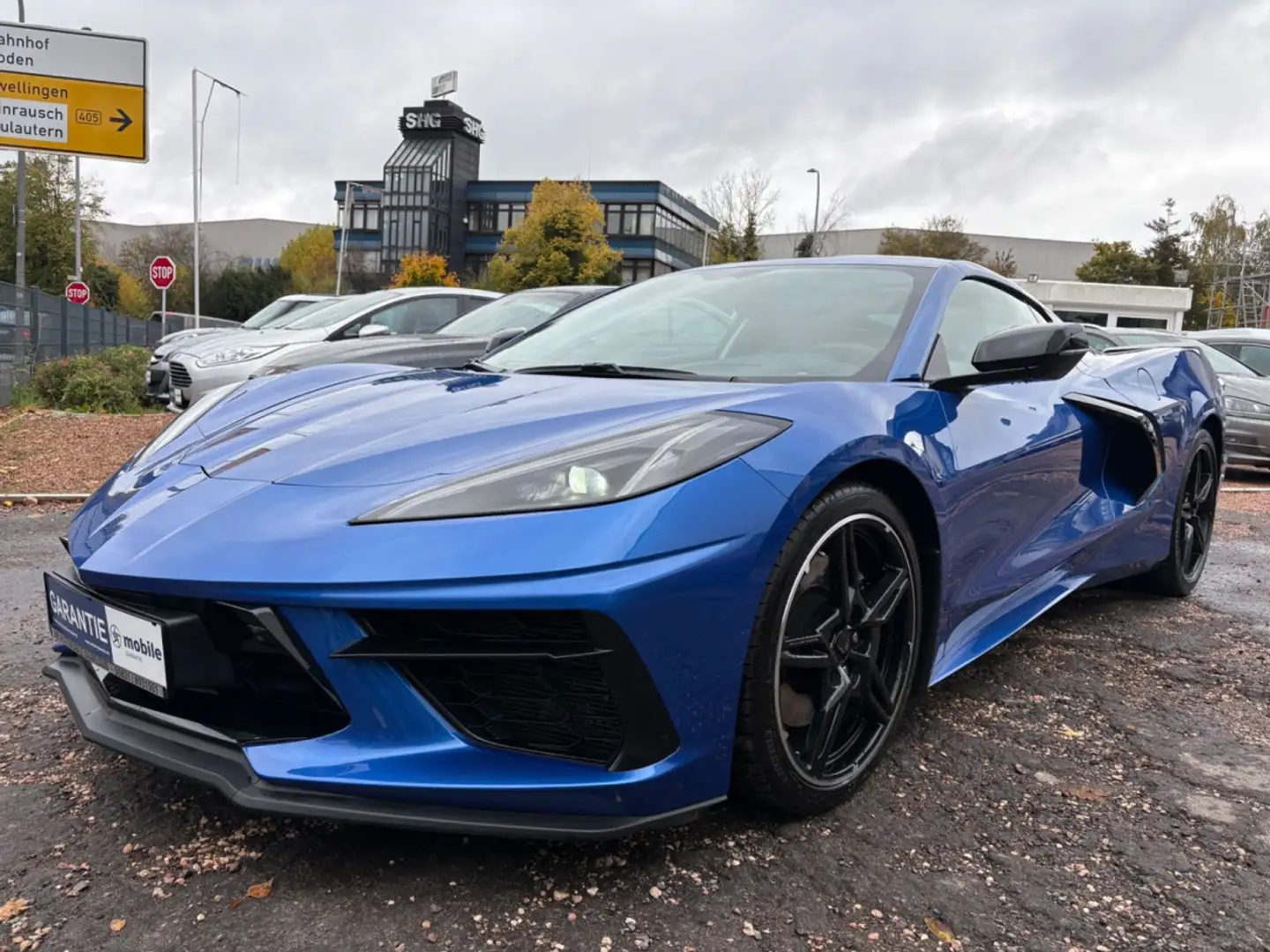 Corvette C8 6.2 Stingra/Targa/HeadUP/1.Hand/Unfallfrei/EU Bleu - 2