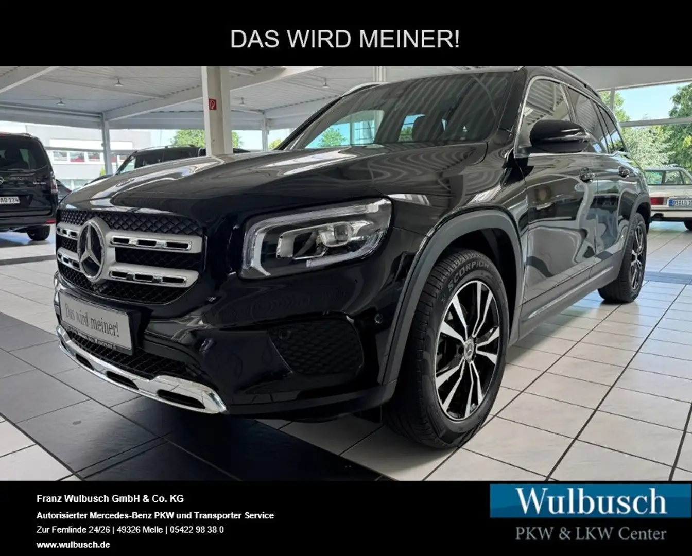 Mercedes-Benz GLB 220 d 4MATIC KAM PDC SpurH AUT Virtual AHK Noir - 1