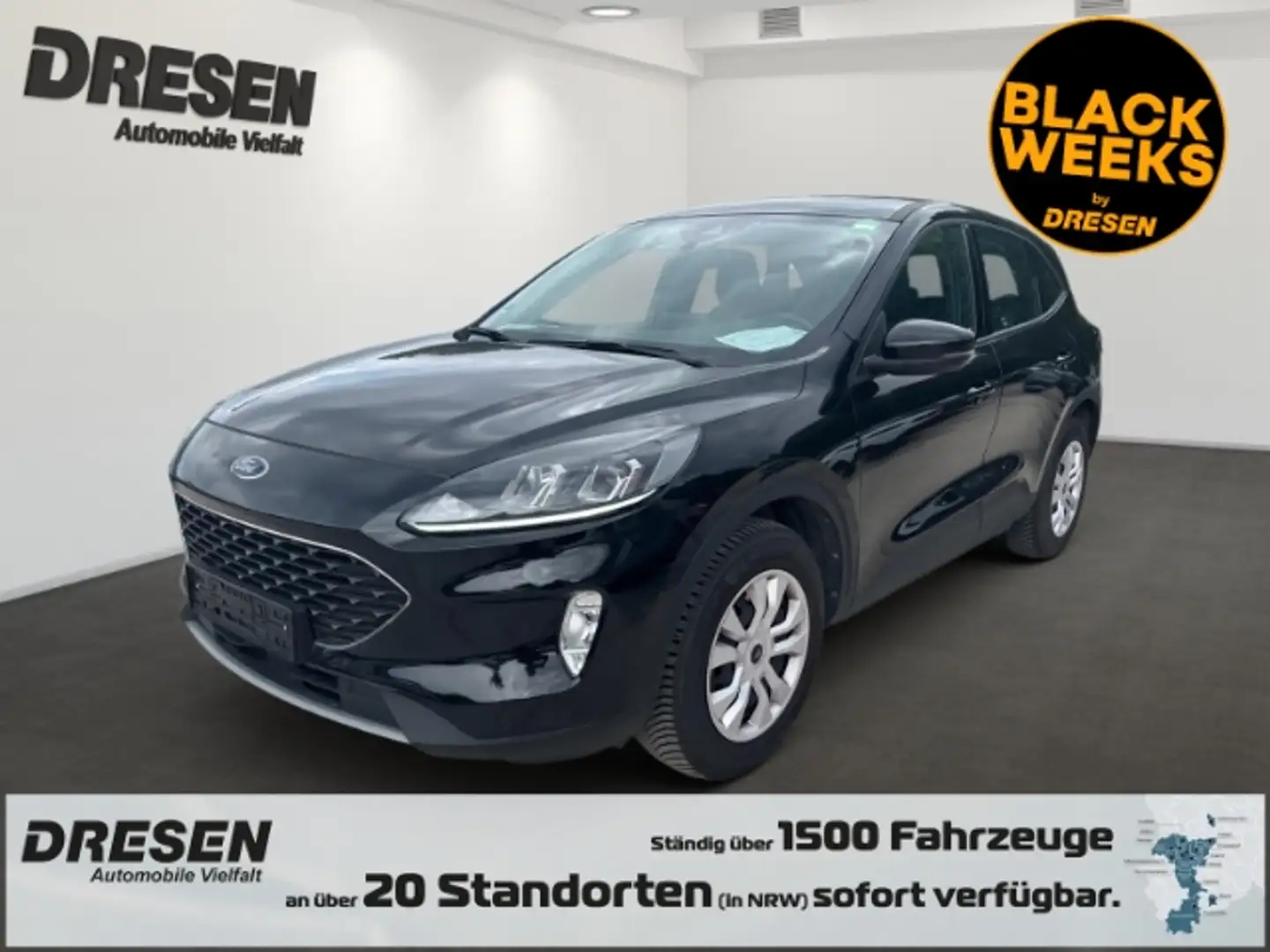 Ford Kuga Cool & Connect+Klima+Navi+AHK+Sitzheizung+Abstands Negro - 1