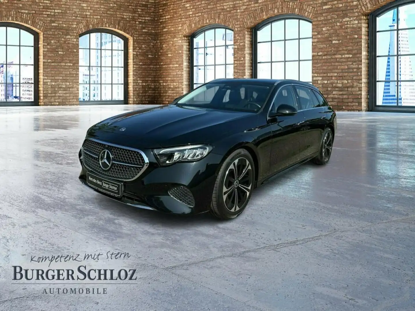 Mercedes-Benz E 220 d T-Modell Avantgarde Pano SpurW W-Paket Zwart - 1