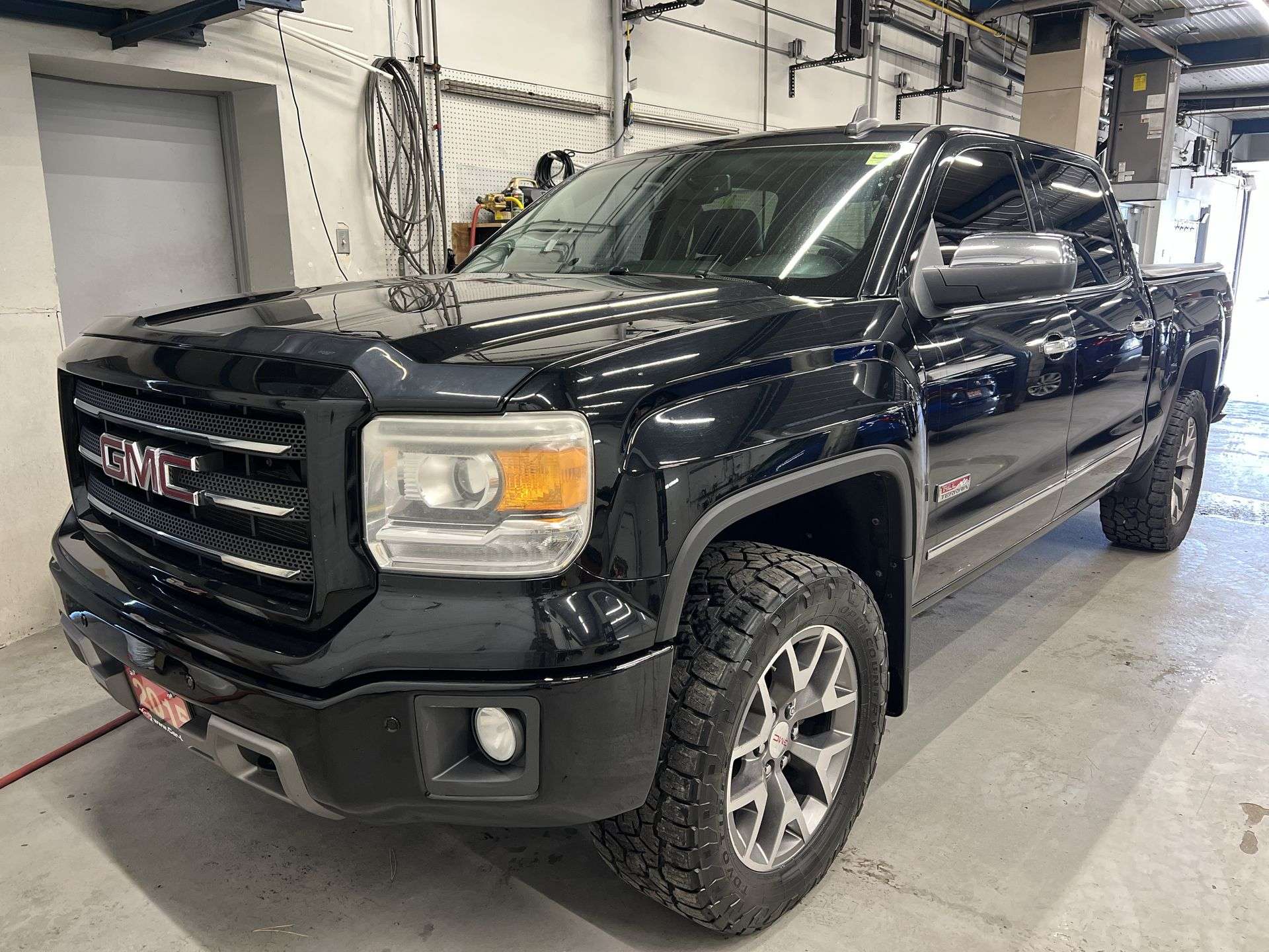Black 2015 GMC Sierra 1500 Pickup Truck Four-Wheel Drive Automatic