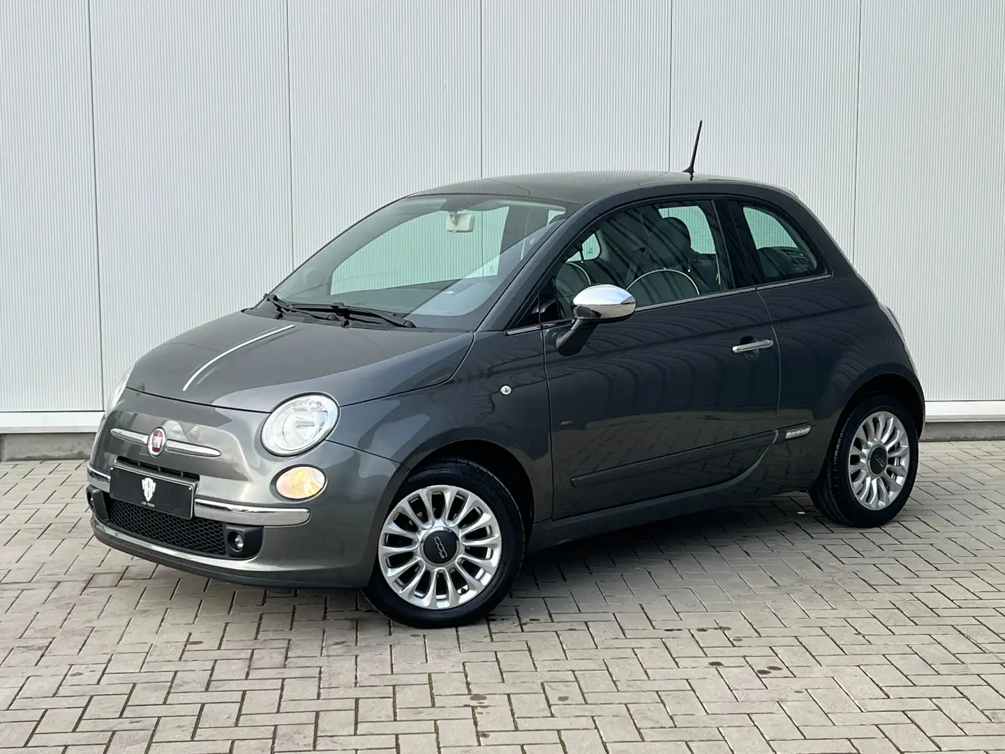 Fiat 500 ✅1.2i GARANTIE | Lounge+ | Airco | Pano | 1.Eig Gris - 1