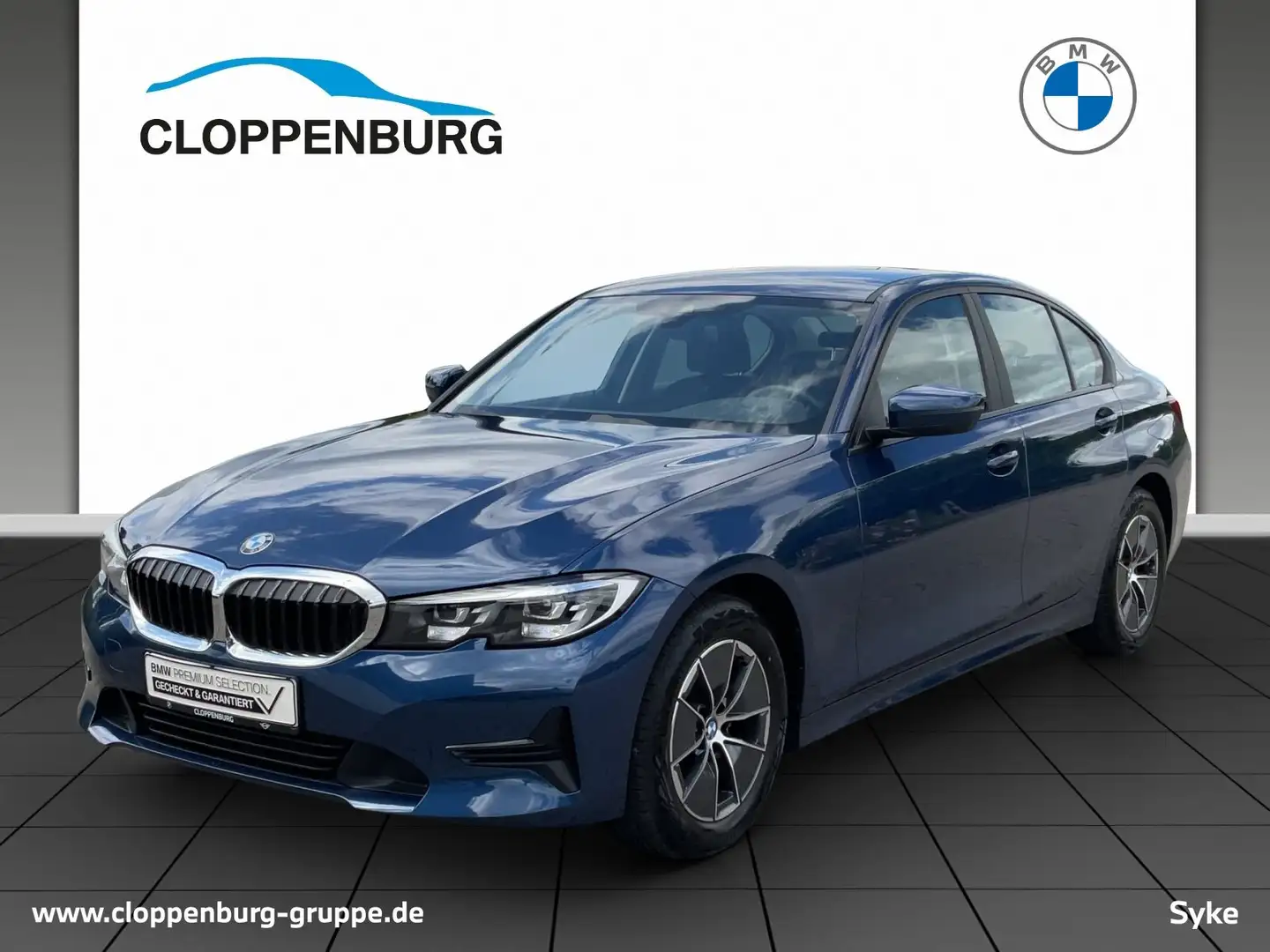 BMW 318 i Limousine Advantage+LED+Carplay+Lenkradhzg.+Alar Bleu - 1