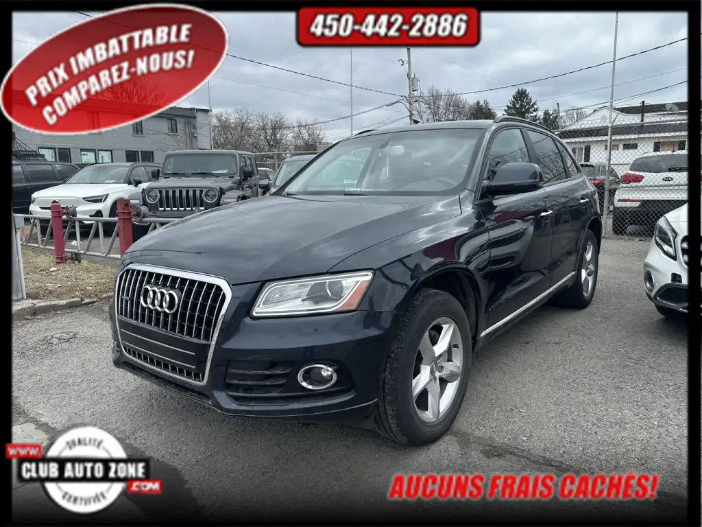 2017 Audi Q5 2.0T Komfort toit pano bas millage