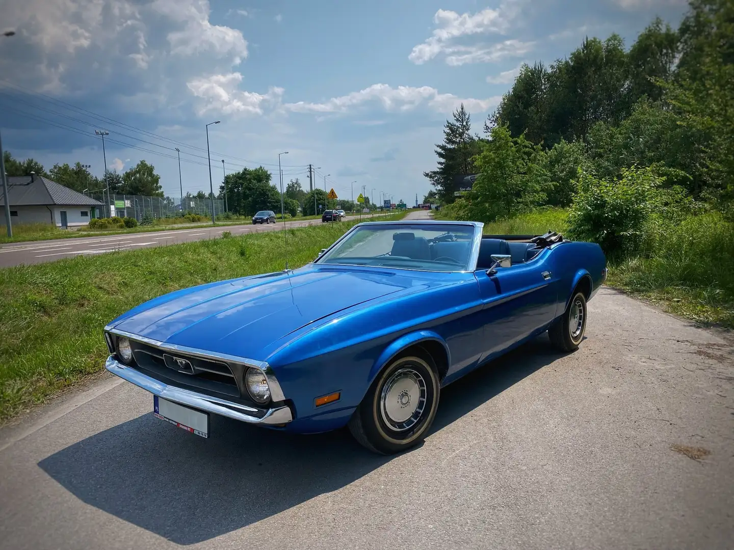 Ford Mustang Blauw - 1
