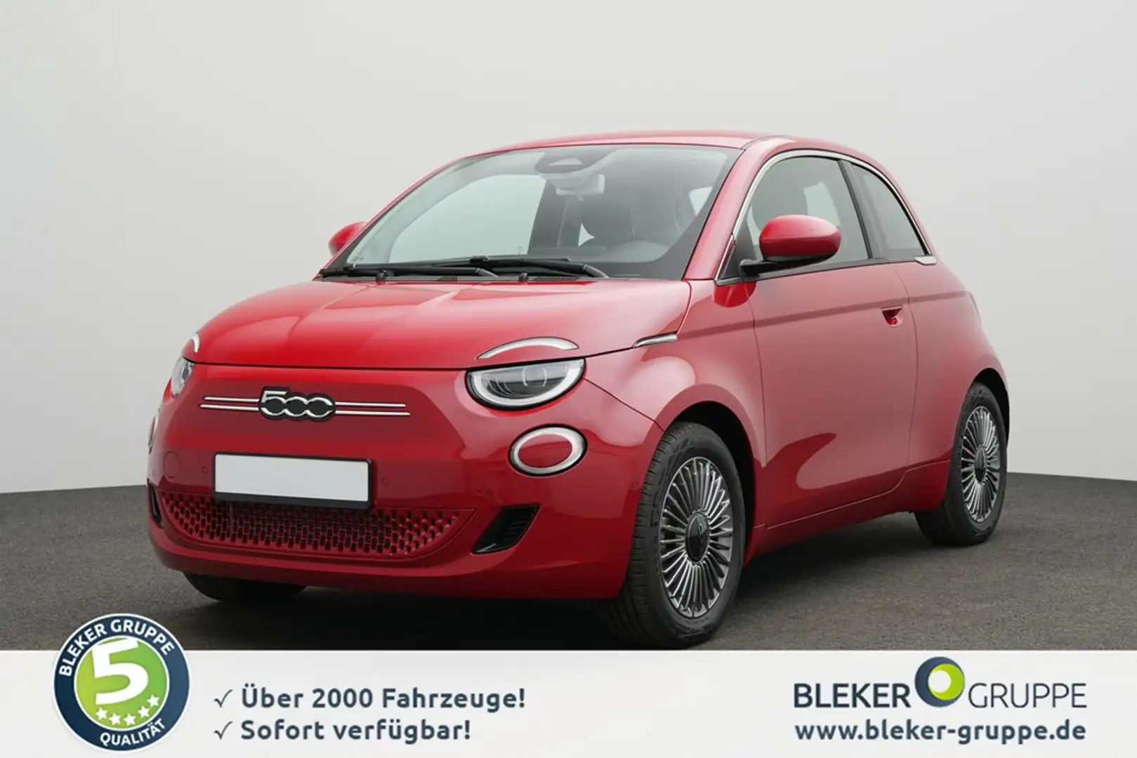 Fiat 500e Neuer 500 42 kWh/KomfortP/StyleP/LED/Key Rood - 1