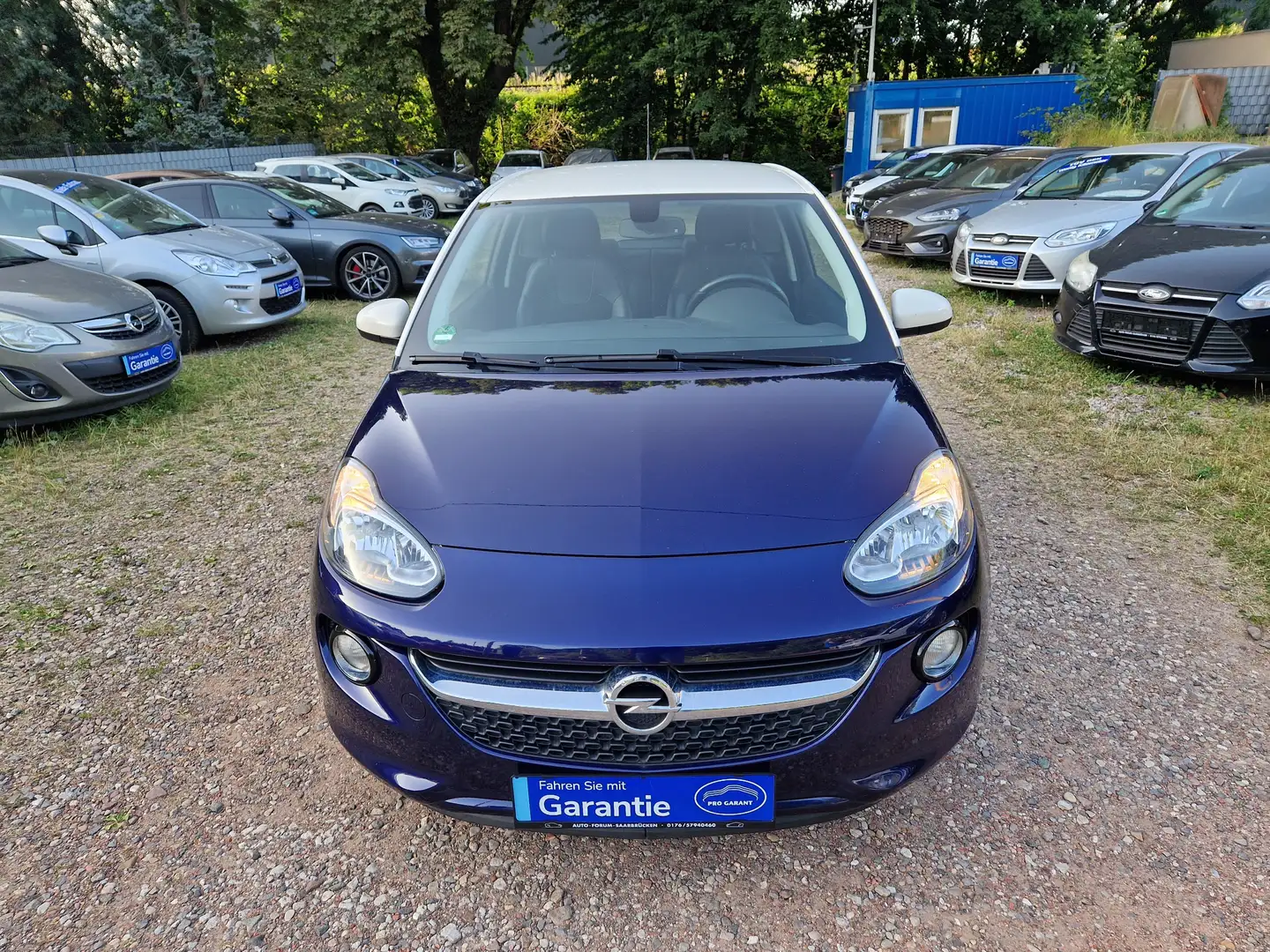 Opel Adam 1.4 Klima 90Tkm Navi Sitzhzg Scheckh 17" PDC ESP Blau - 2