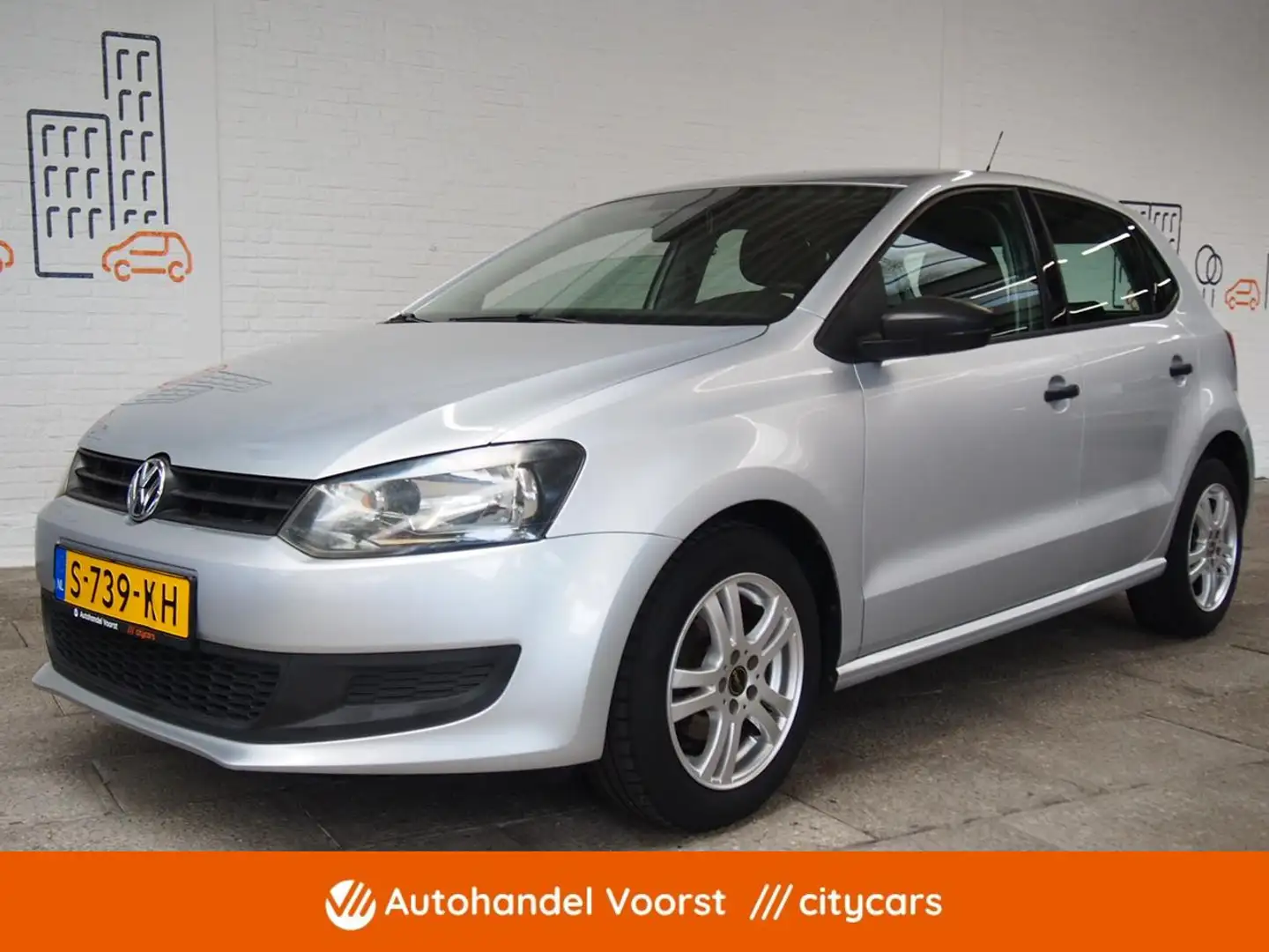 Volkswagen Polo 1.2 Easyline Airco (APK:Nieuw) Incl.Garantie Сірий - 1
