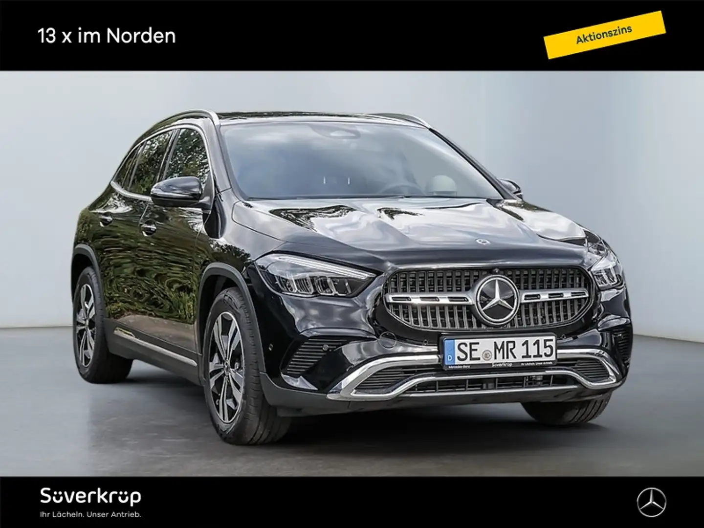 Mercedes-Benz GLA 200 PROGRESSIVE SPUR DISTR PANO AHK 360 PDC Schwarz - 1