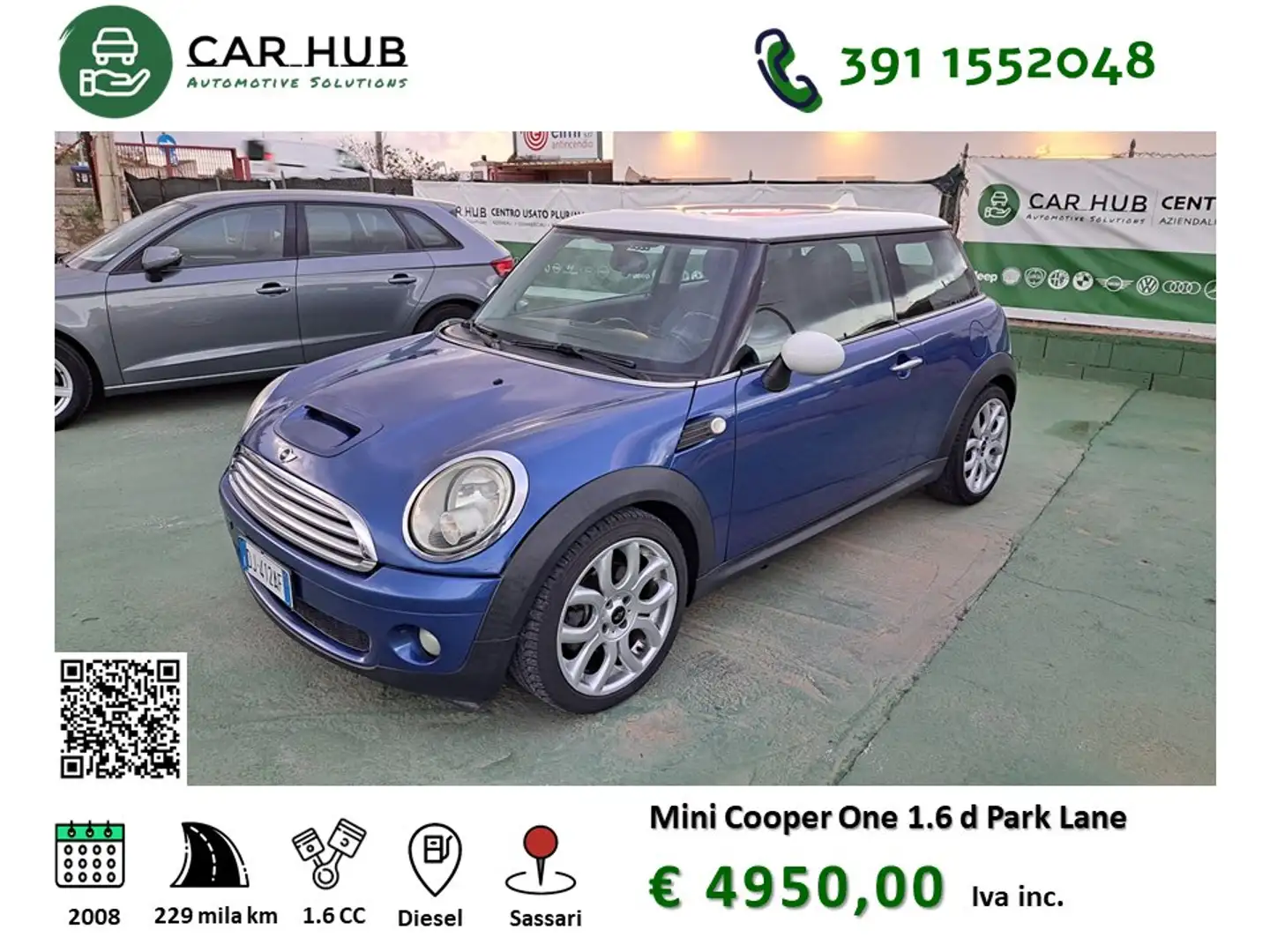 MINI Cooper D Mini III R56 2007 Hatchback 1.6 Chili Azul - 1