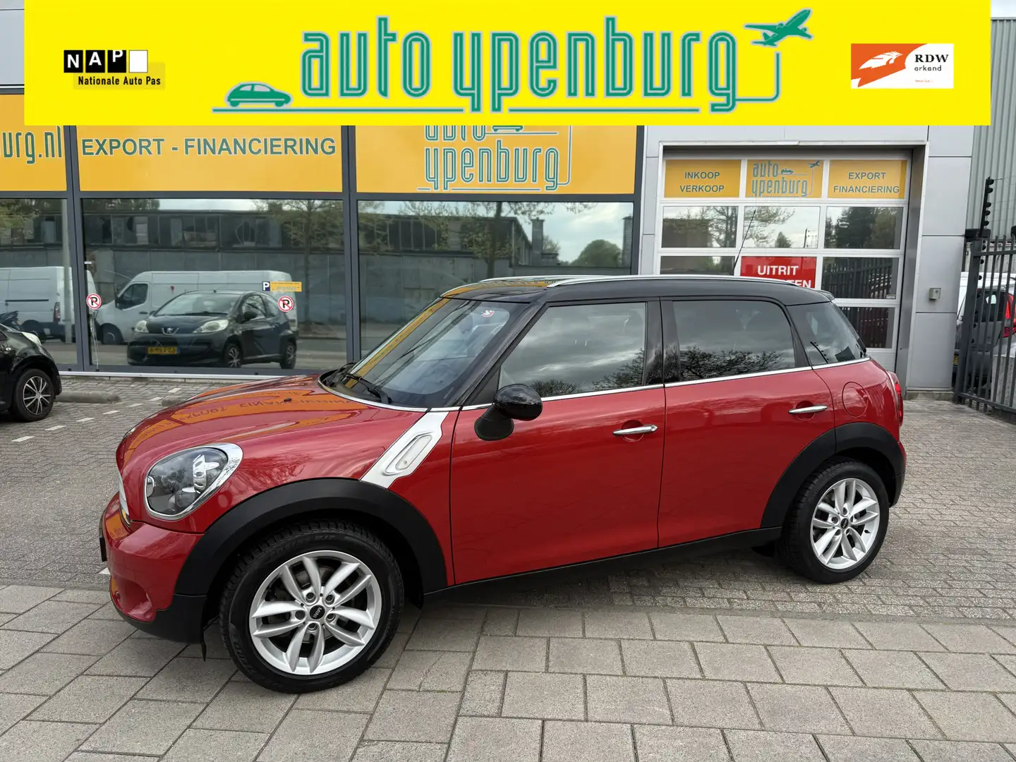 MINI Cooper Countryman Mini 1.6 Holland Street * 119.773 Km * Navi * Lede Rood - 1