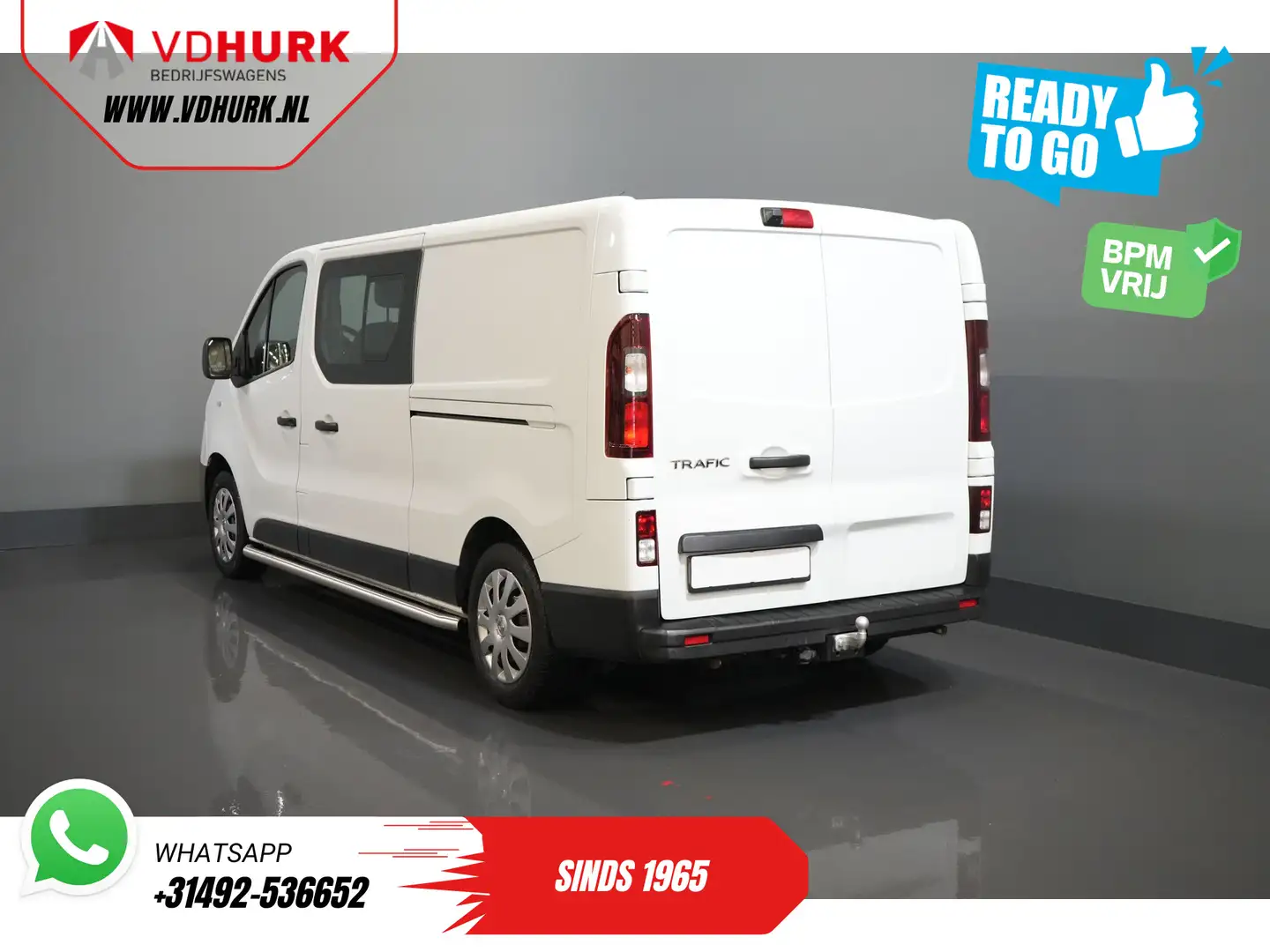 Renault Trafic 2.0 dCi 120 pk L2 DC Dubbel Cabine BPM VRIJ! Ready Blanc - 2