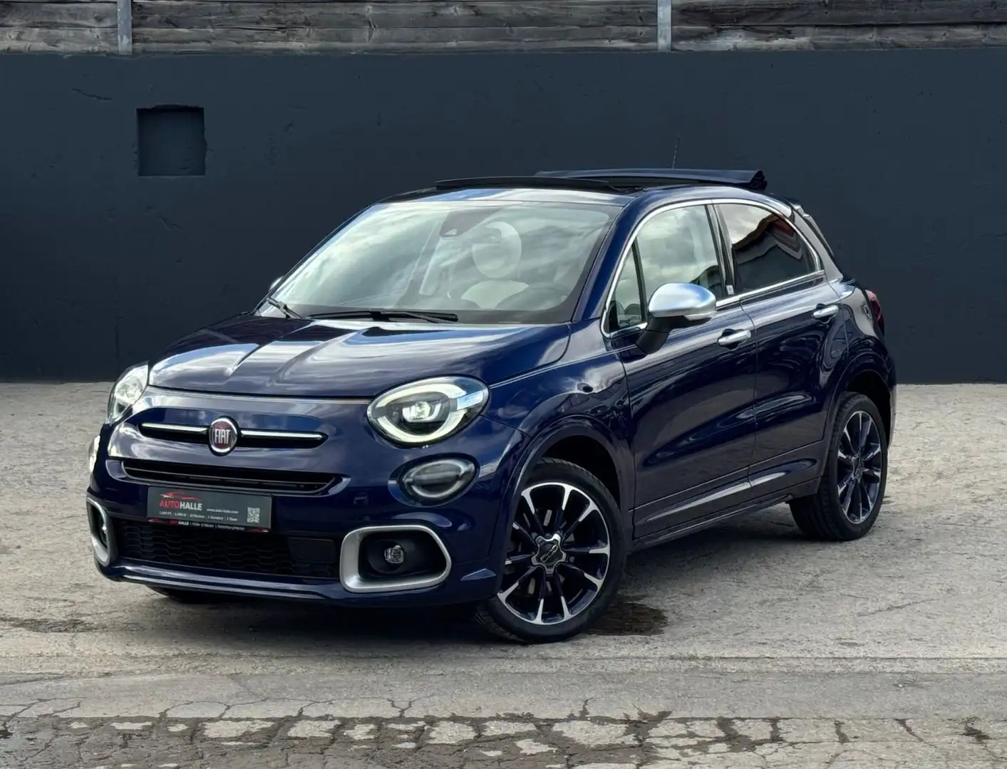 Fiat 500X 1.3 FF Yacht Club Capri Faltdach CarPl. CAM Blau - 1