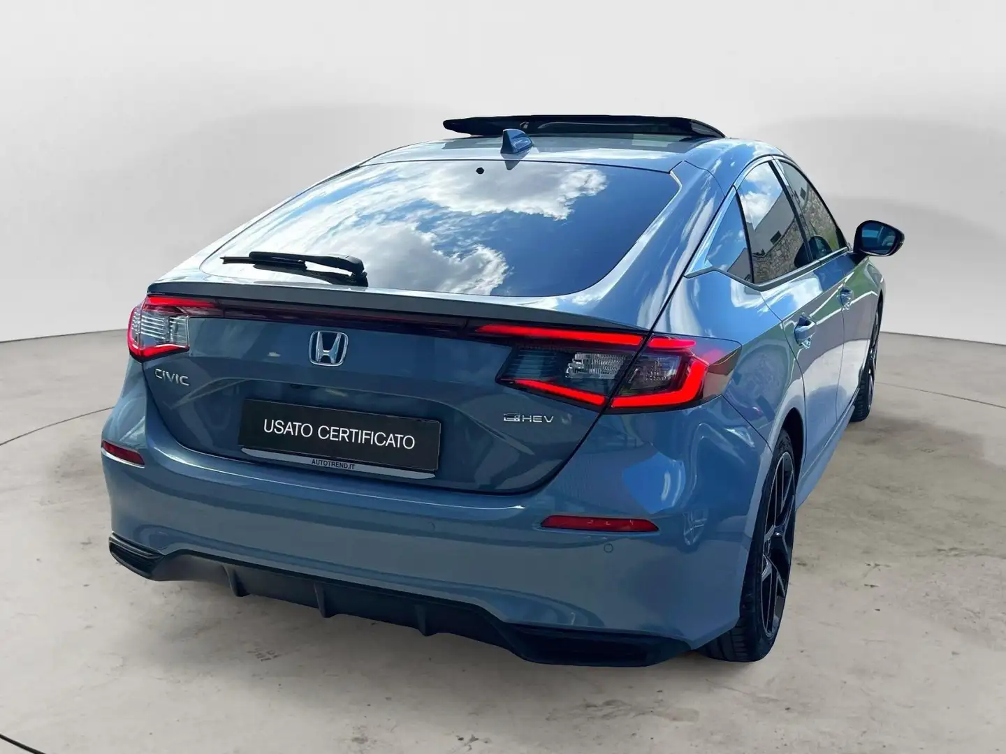 Honda Civic 2.0 Hybrid 184 CV Automatica NAVI TETTO LED Advan Gris - 2