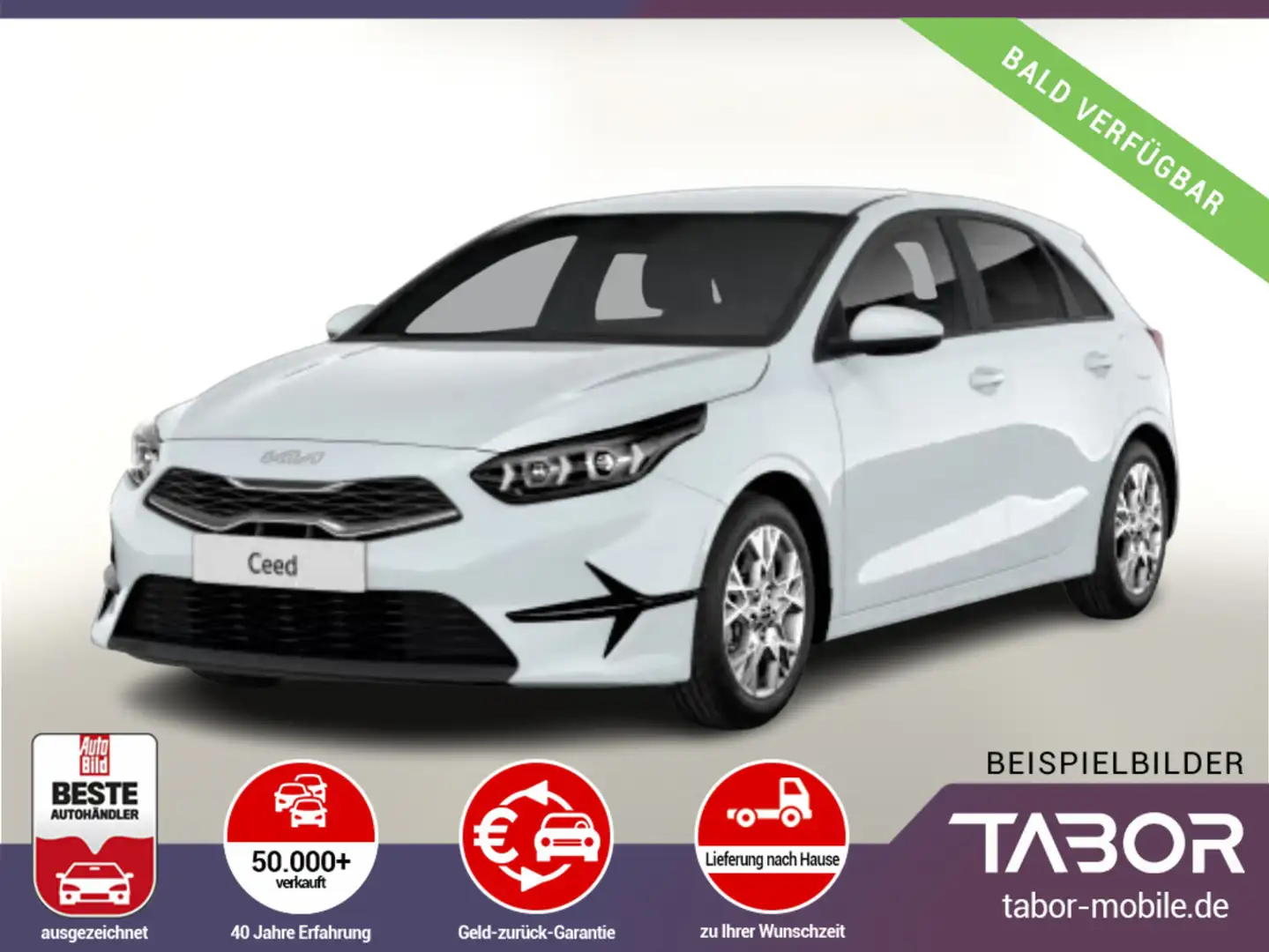 Kia Ceed / cee'd 1.5 T-GDI 140 Klimaaut Nav SHZ Komfortpaket Weiß - 2