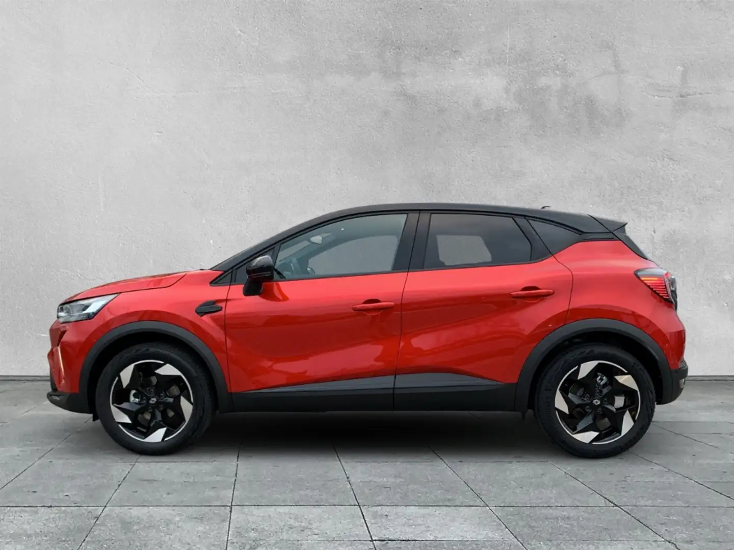 Renault Captur Techno Mild Hybrid 140 TEMPOMAT+LED+NAVI Rojo - 2