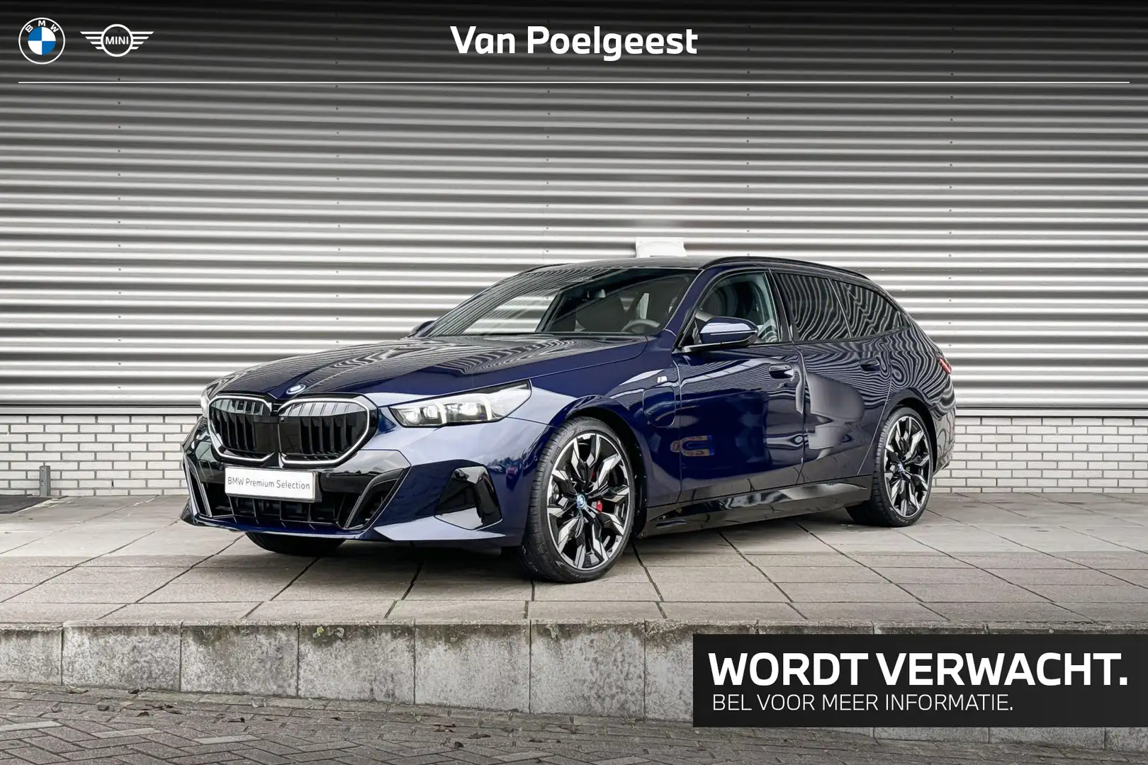 BMW 530 5 Serie Touring 530e M Sportpakket Pro / Innovatio Blauw - 1