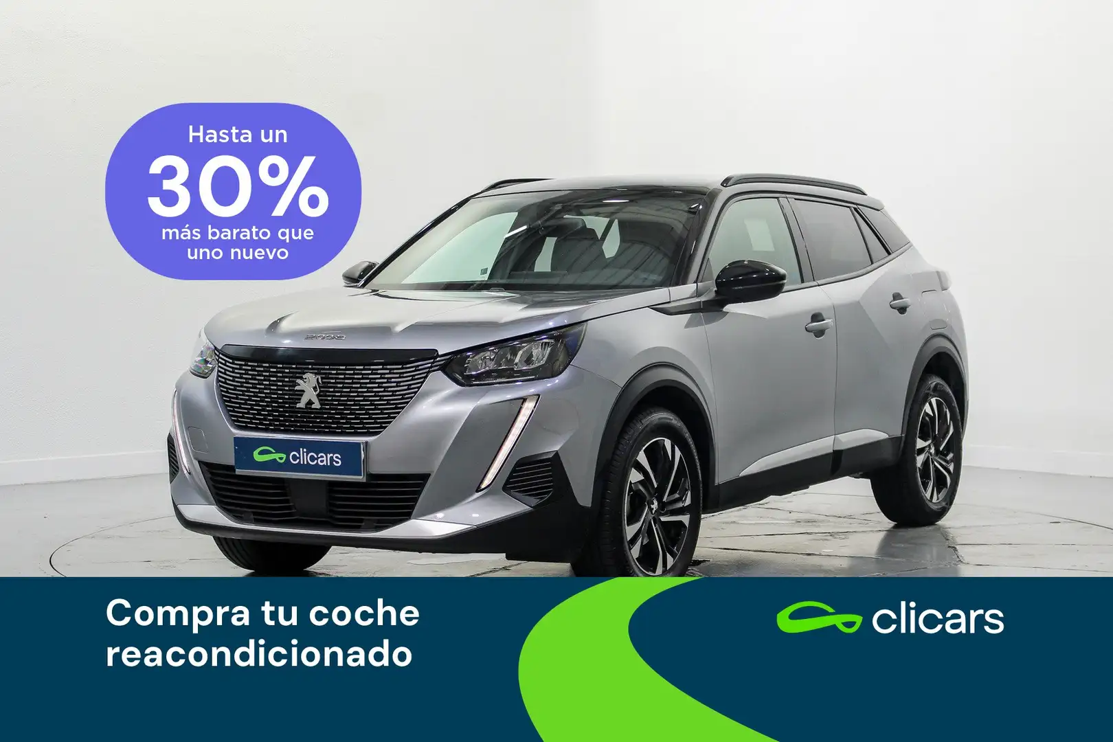 Peugeot 2008 1.2 PureTech S&S Allure EAT8 130 Gris - 1