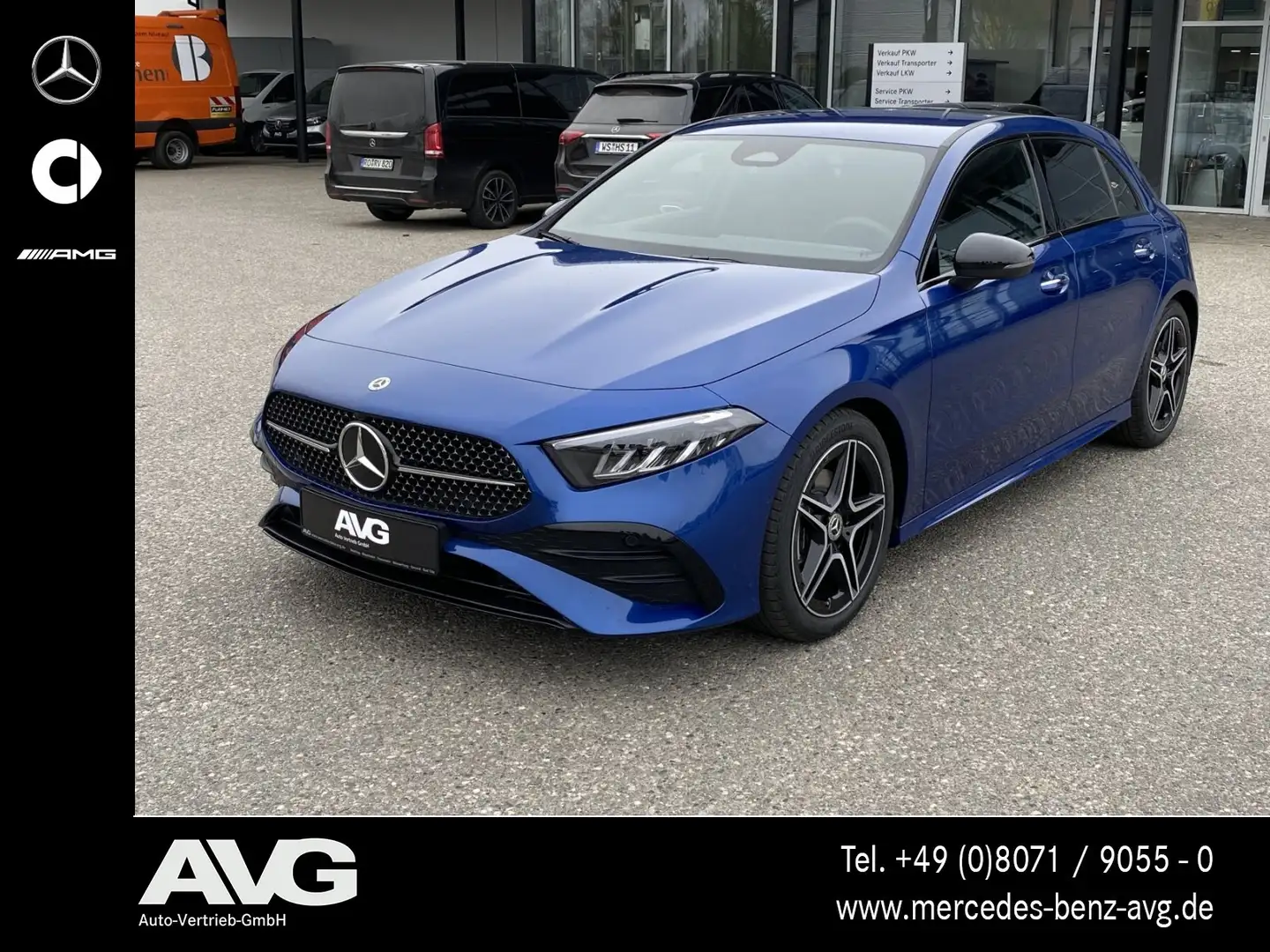 Mercedes-Benz A 180 A 180 AMG Advanced+ LED Distronic AHK Night RF Blau - 1