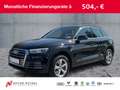 Audi Q5 40 TDI QU S-TR DESIGN XENON+NAVI+RFK+GRA+18" Zwart - thumbnail 1
