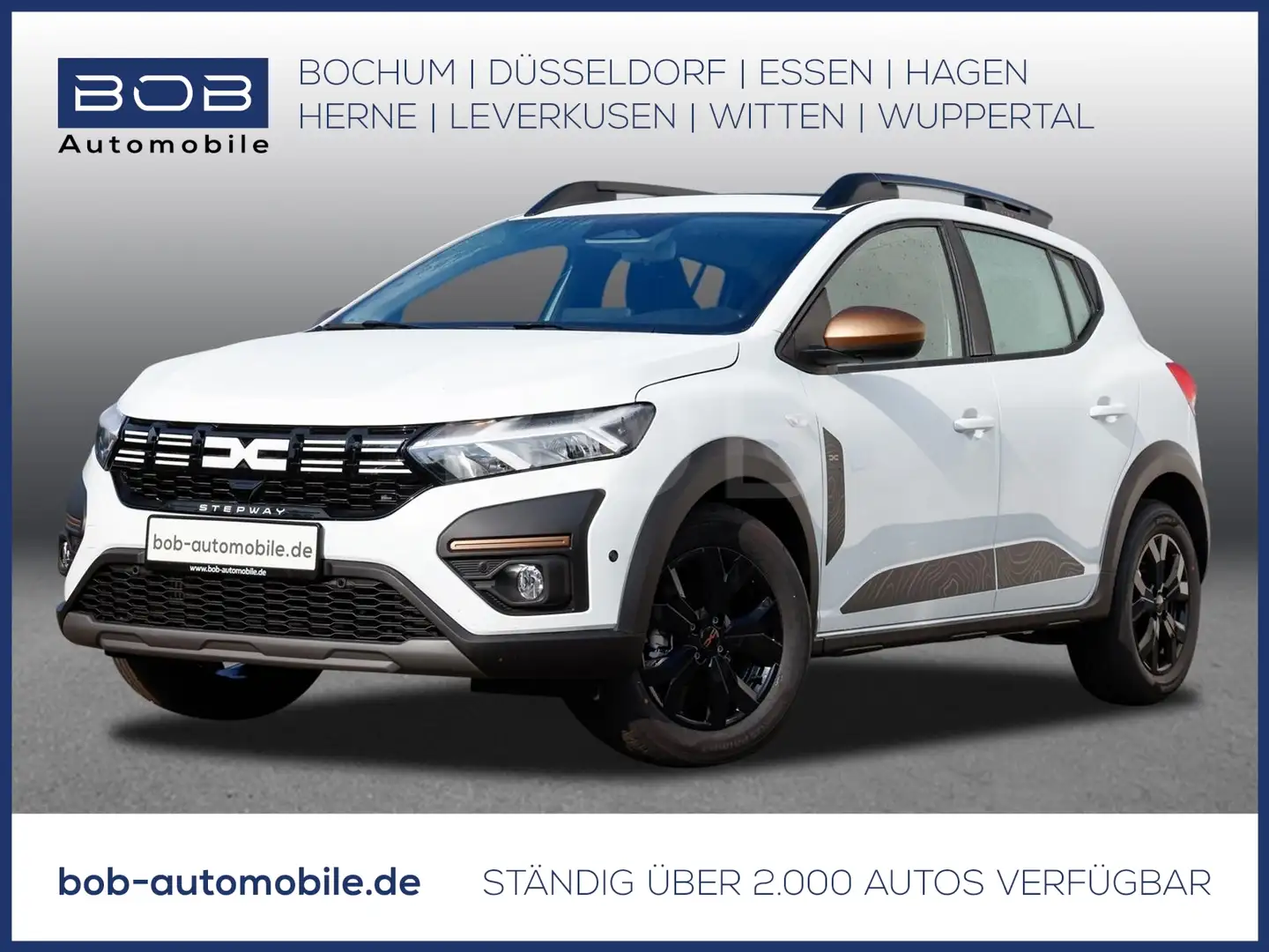 Dacia Sandero Stepway Extreme TCe 110 SD NAVI SHZ PDC Weiß - 1