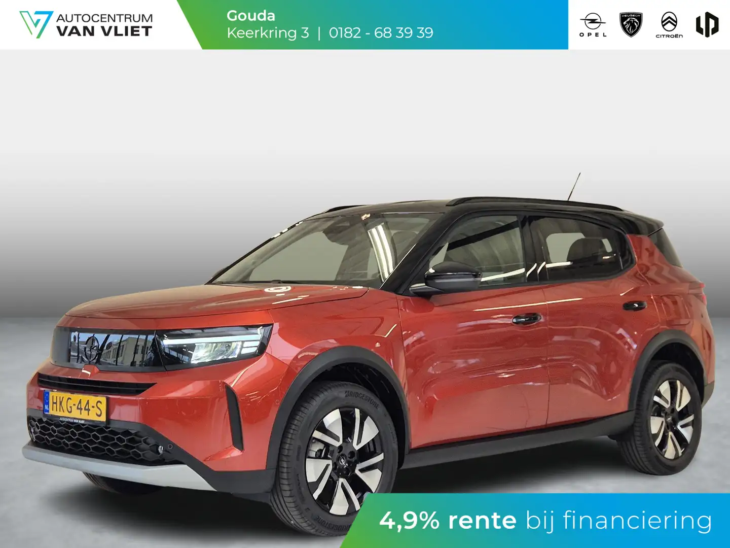 Opel Frontera Electric GS 44 kWh Navigatie | Achteruitrijcamera Oranje - 1