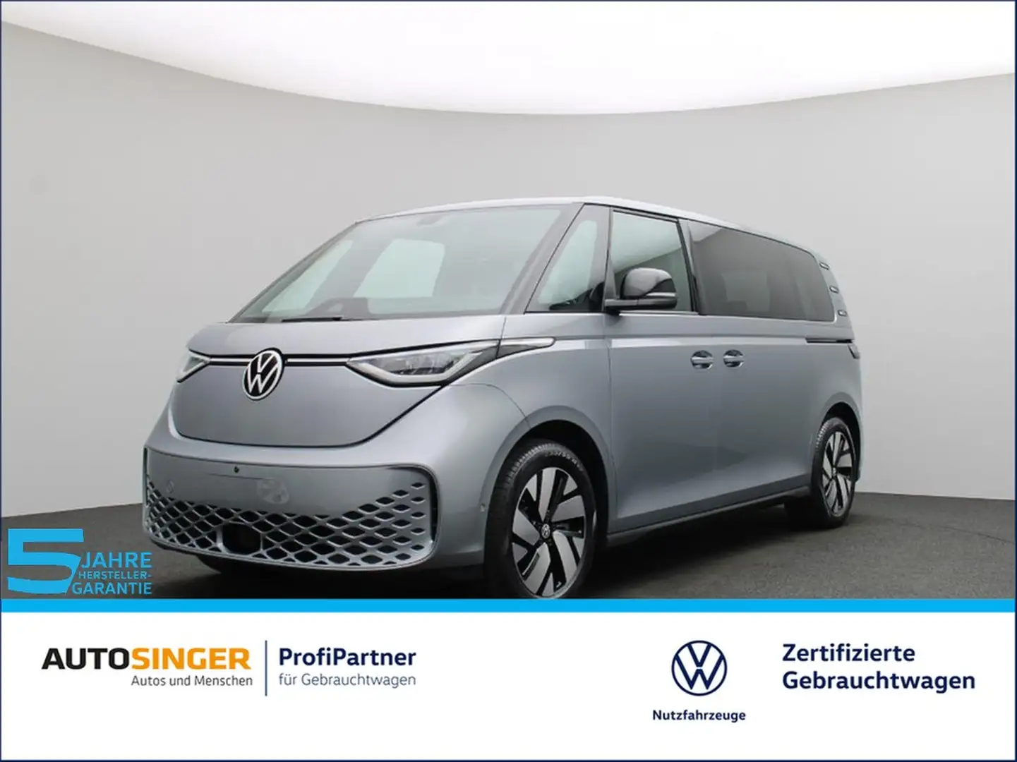 Volkswagen ID. Buzz ID.Buzz GOAL Pro LANG LR 6S *LED*HUD*NAV*360*SHZ Silber - 1