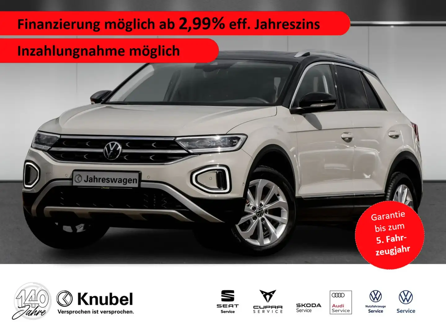 Volkswagen T-Roc Style 2.0 TDI DSG NAVI/S-DACH/AHK/MASSAGE Grau - 1