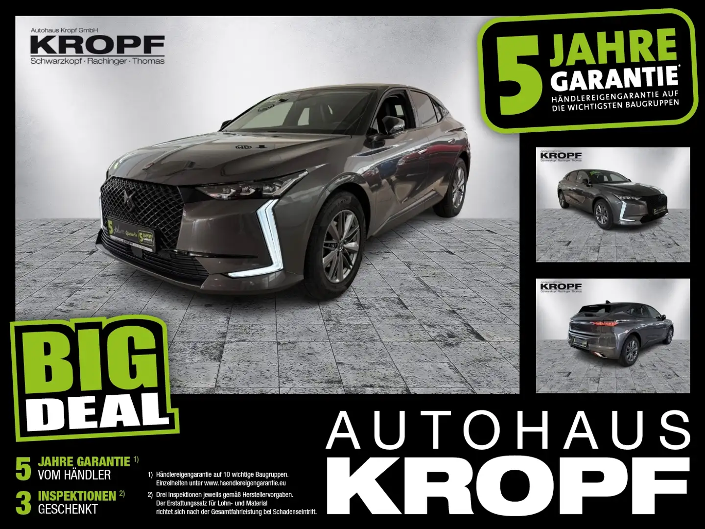 DS Automobiles DS 4 4 1.2 PureTech 130 S&S **HUD, NAVI, KAMERA** Grau - 1