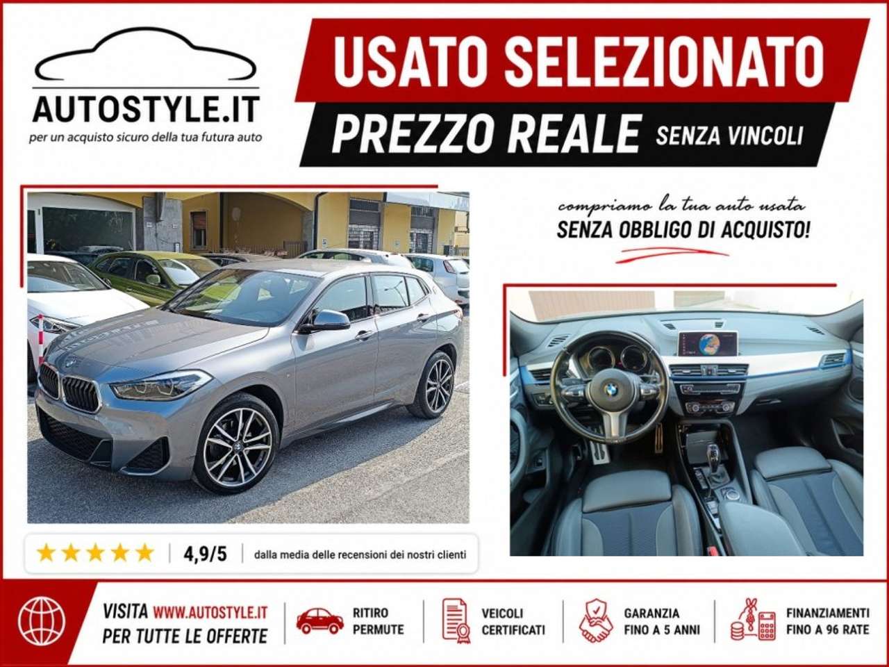 BMW X2 sDrive18i MSport Steptronic/AUTOMATICA M-SPORT