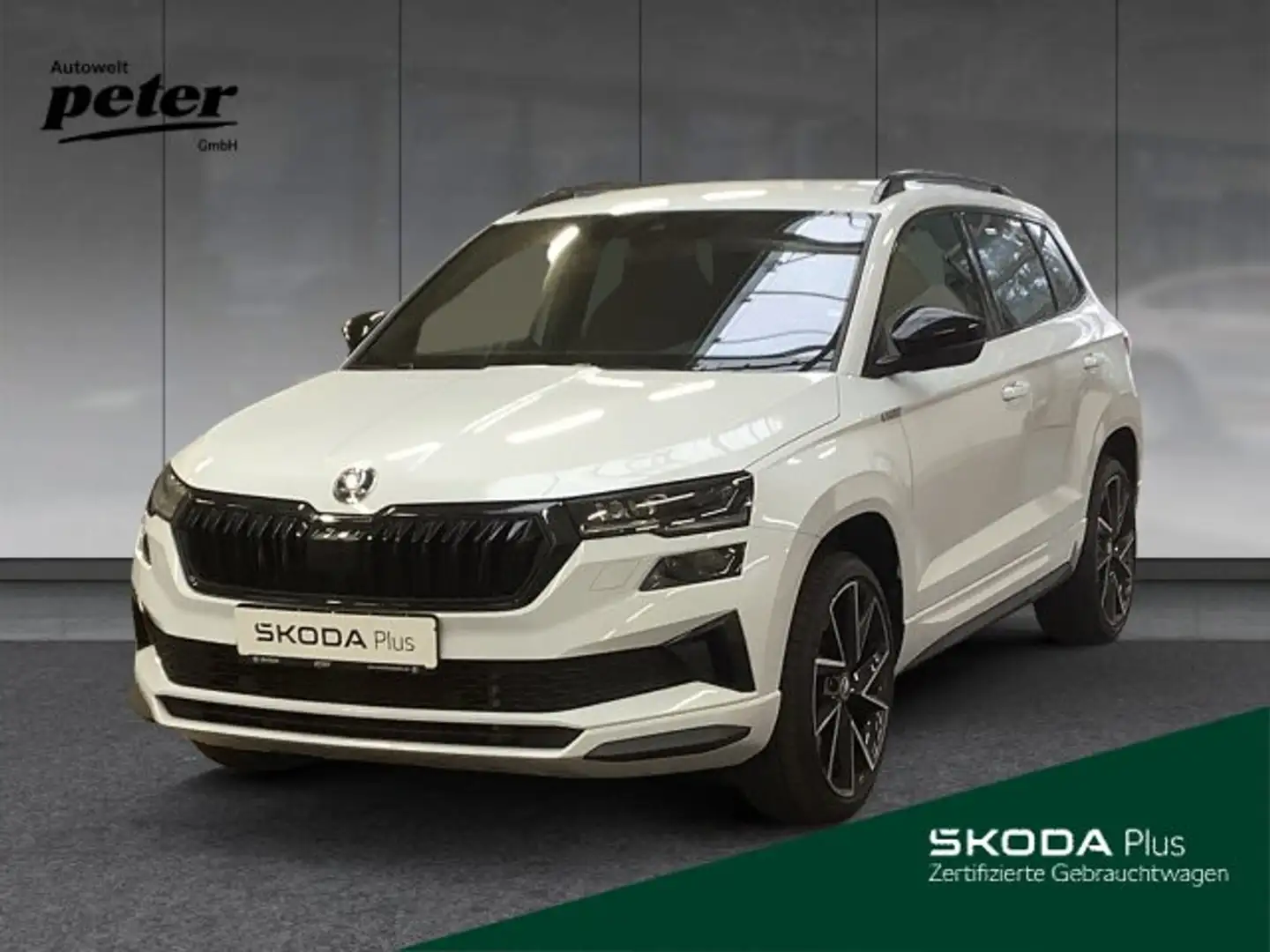 Skoda Karoq KAROQ SPORTLINE 1.5 TSI DSG *3-ZONEN CLIMATRONIC Wit - 1