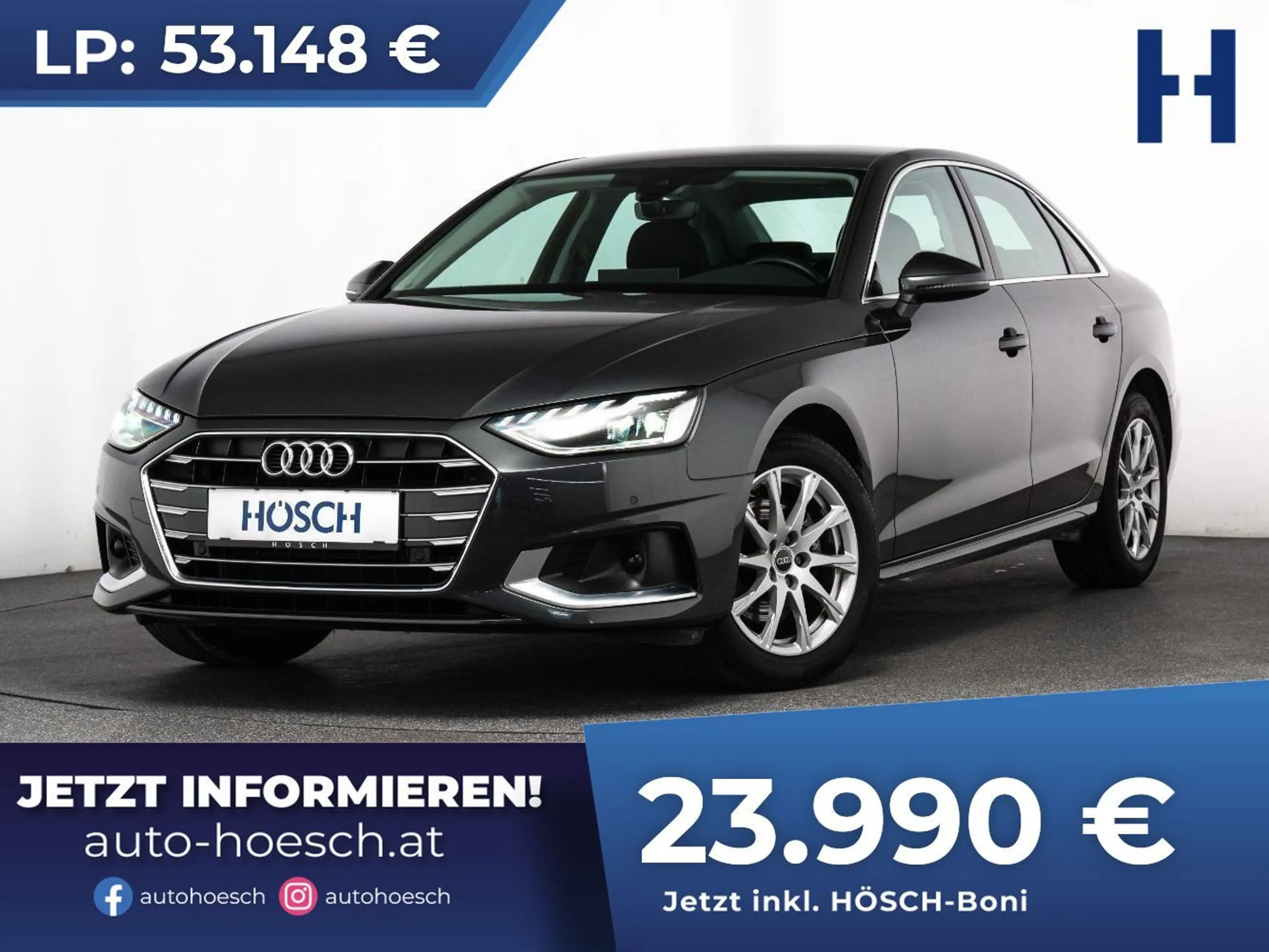 Audi A4 30 TDI Adv. LED KAMERA KEYLESS CARPLAY NEUWERTIG