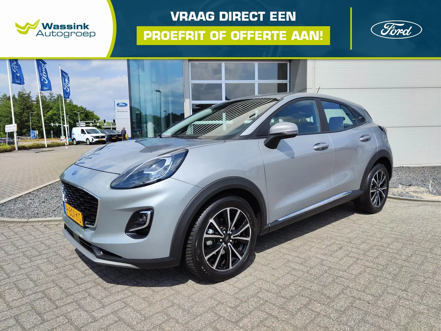 Ford Puma 1.0i Ecoboost Hybrid 125pk Automaat Titanium | Sto Grigio - 1