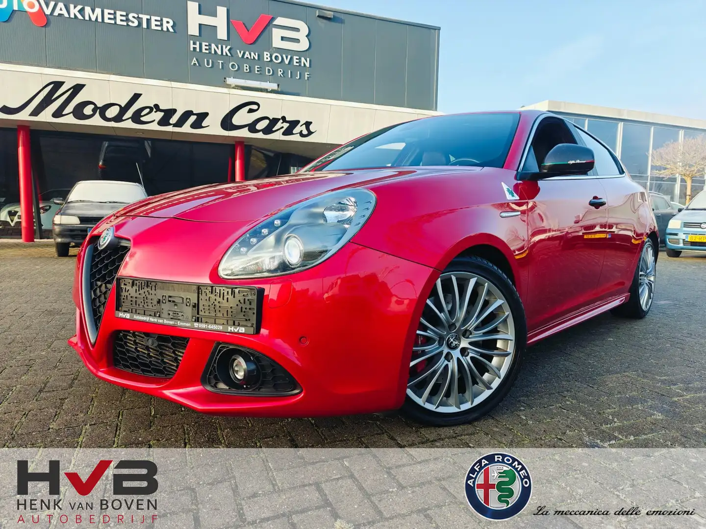 Alfa Romeo Giulietta 1.7 TBi Quadrifoglio Verde Rosso Competizione Rood - 1