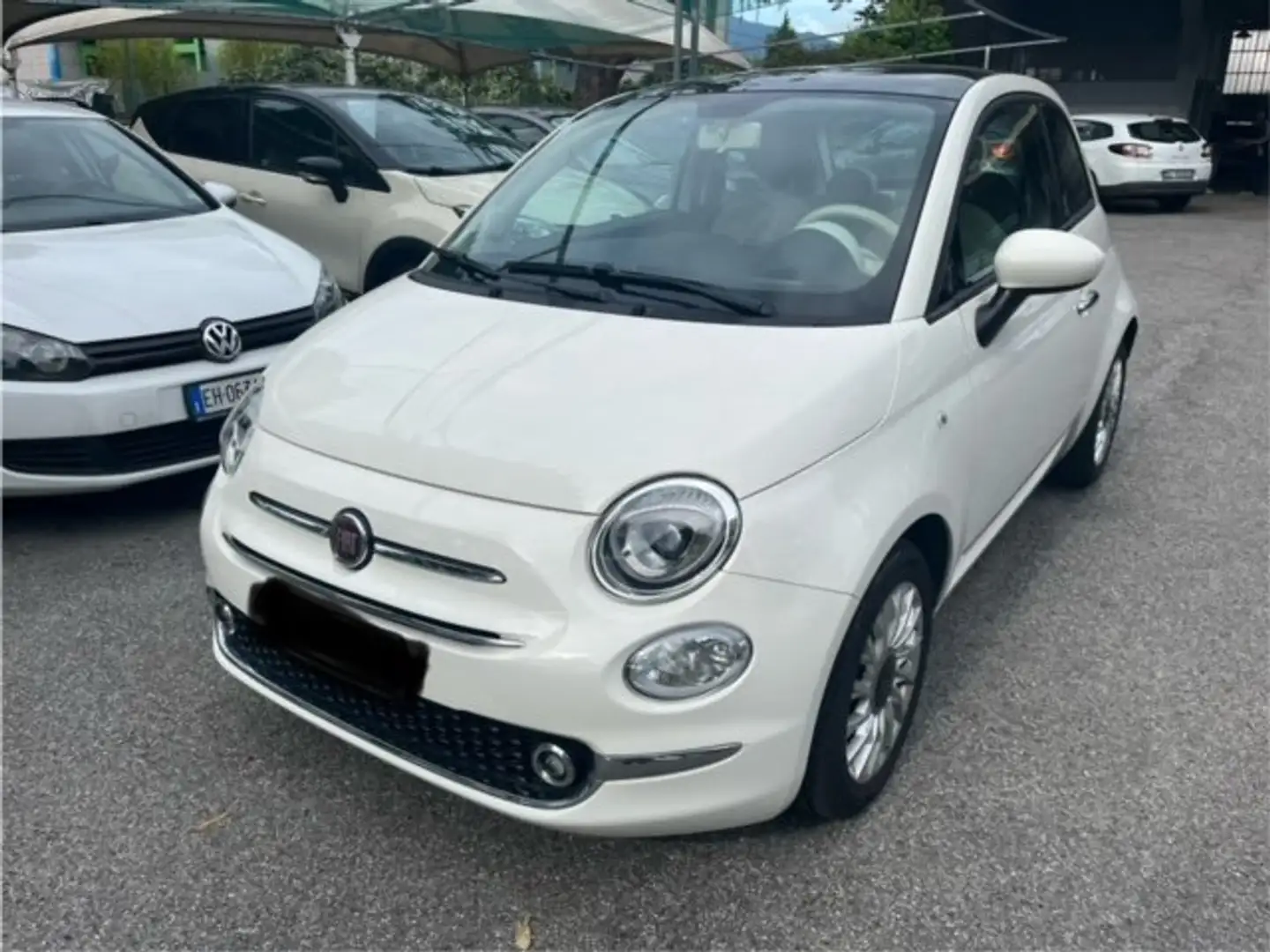 Fiat 500 1.0 hybrid Dolcevita 70cv Weiß - 1