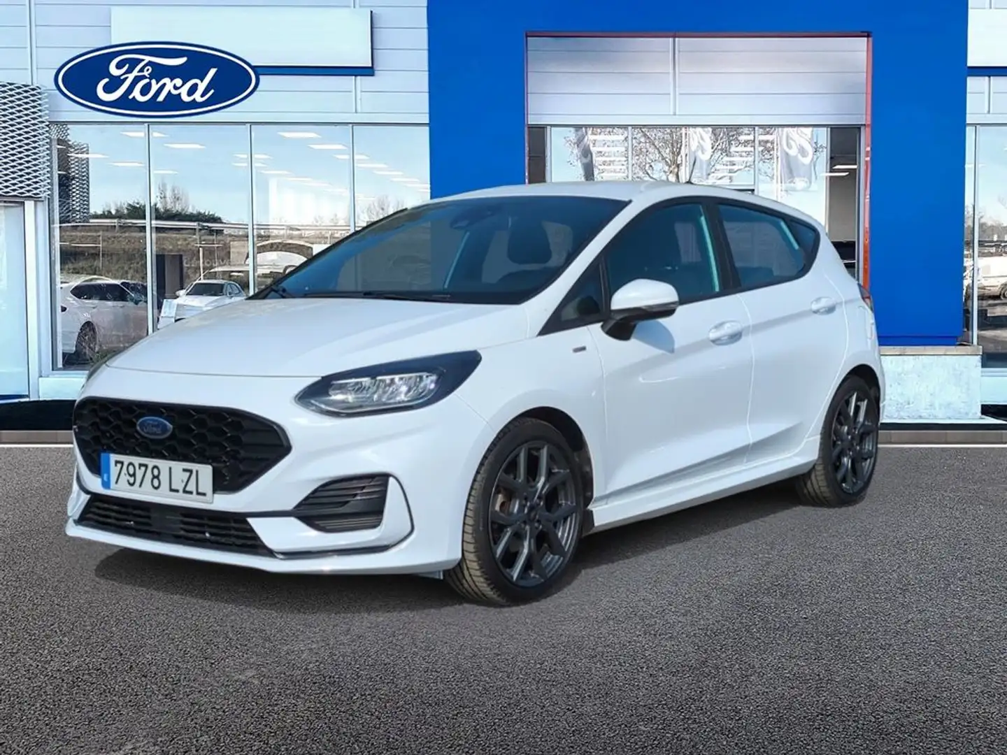 Ford Fiesta 1.0 EcoBoost MHEV ST Line 125 Weiß - 1