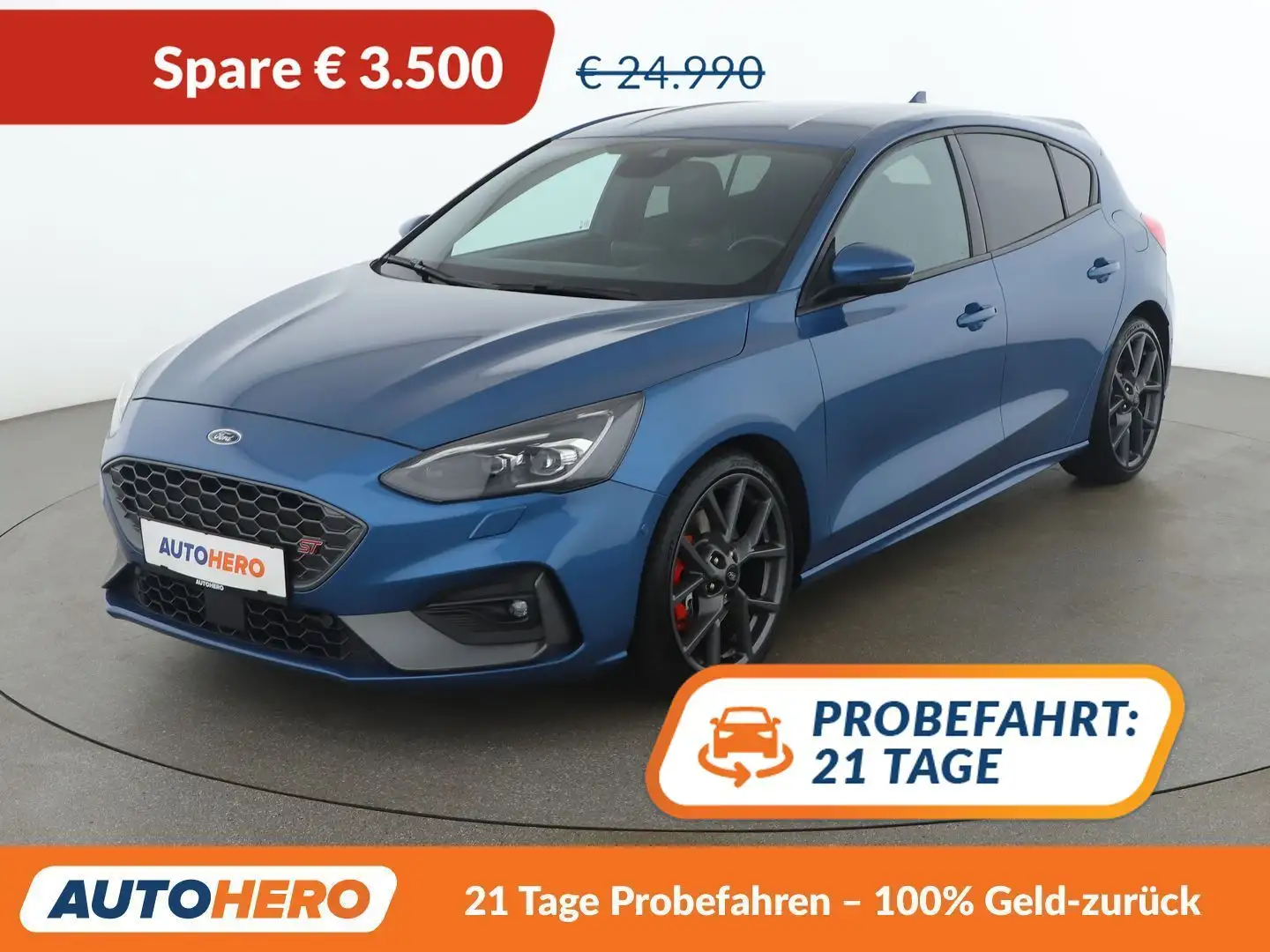 Ford Focus 2.3 EcoBoost ST Blau - 1