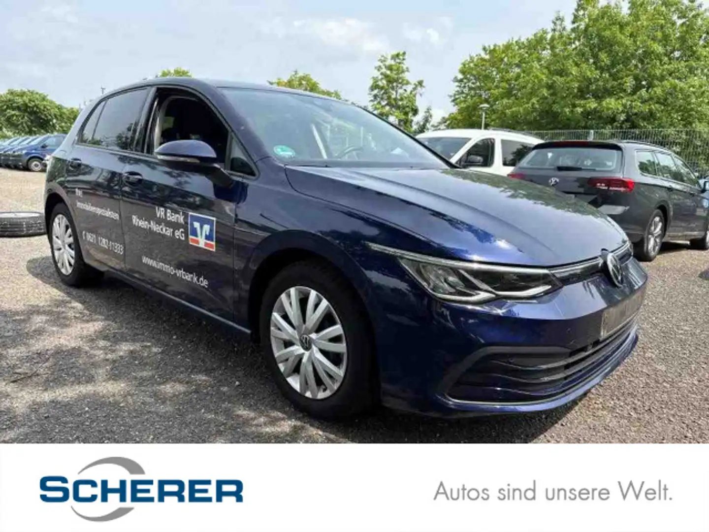 Volkswagen Golf VIII 1.5 eTSI DSG Life LED+ACC+Navi+App+Cli Blau - 1