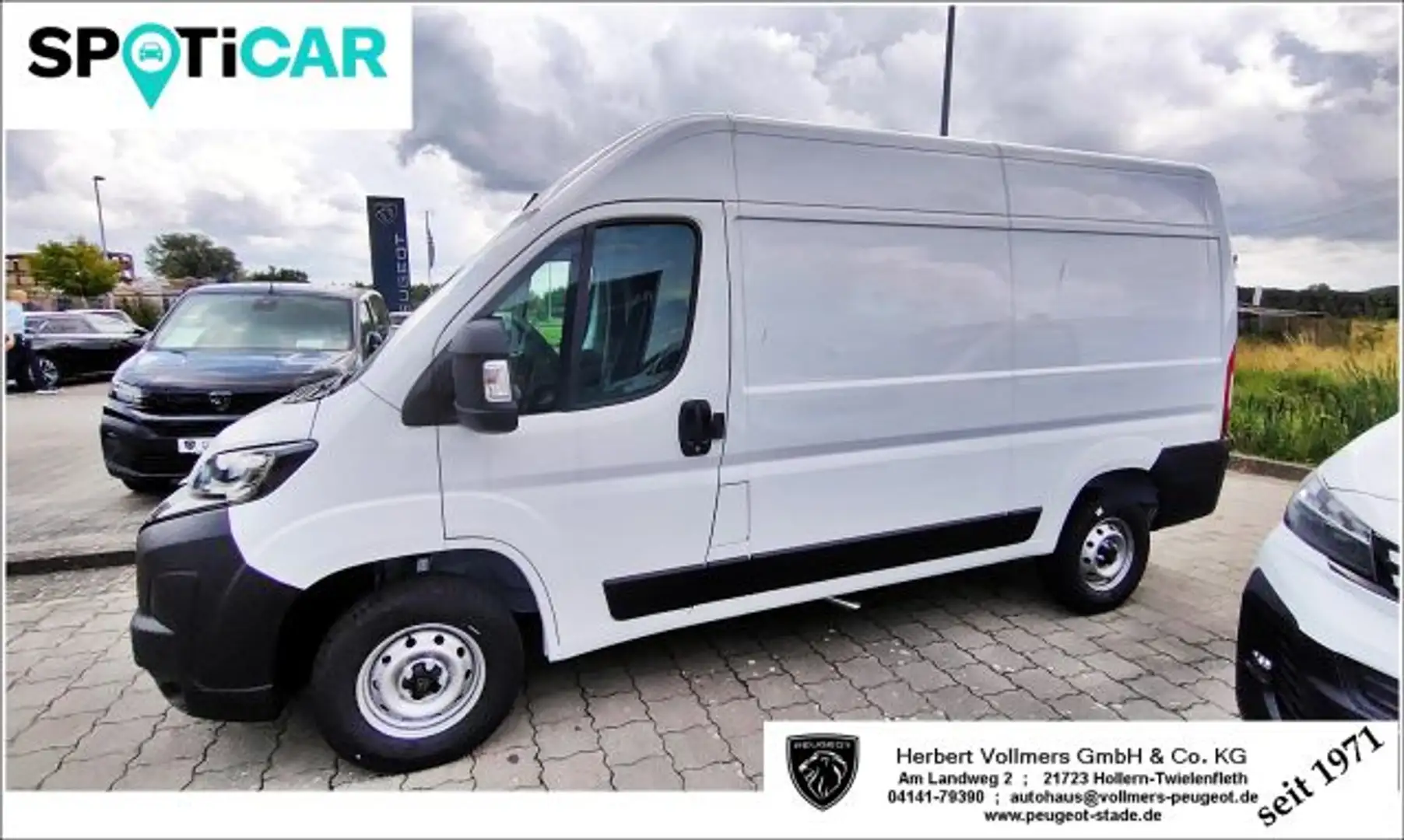 Peugeot Boxer Boxer 2.2 BlueHDi 140 L2H2 Standheizung, GJR, Kame Weiß - 1