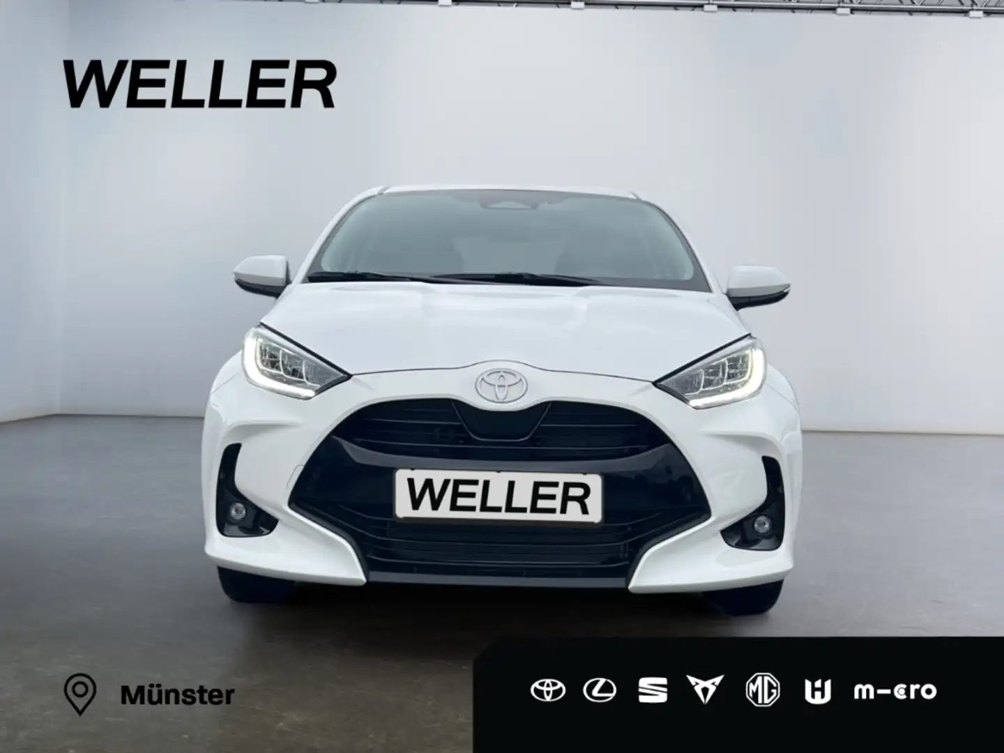 Toyota Yaris Hybrid 116 1.5 Teamplayer *LED*CAM*SHZ*ACC* Wit - 2